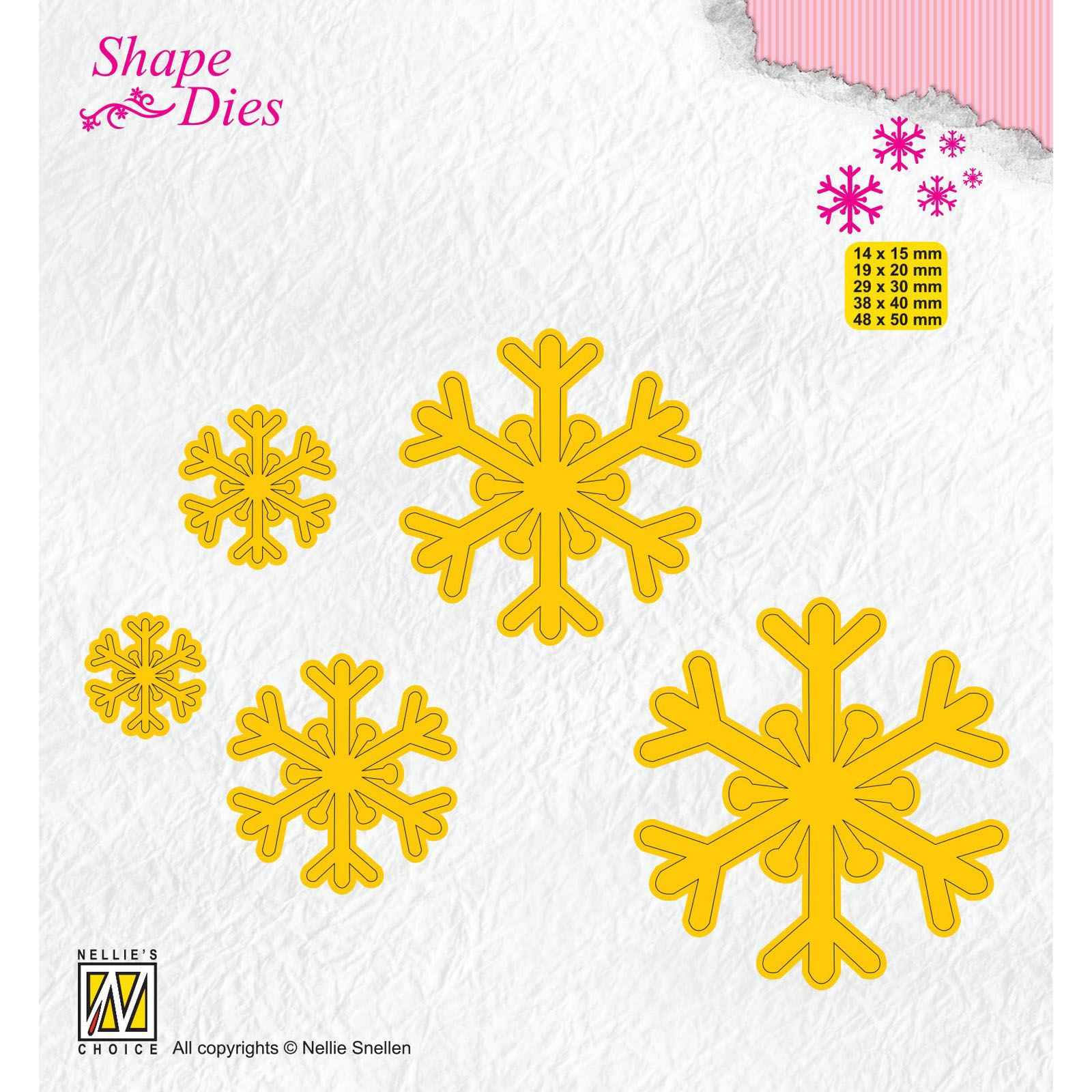 Nellie's Choice • Shape Dies Continue Snowflakes 77x85mm