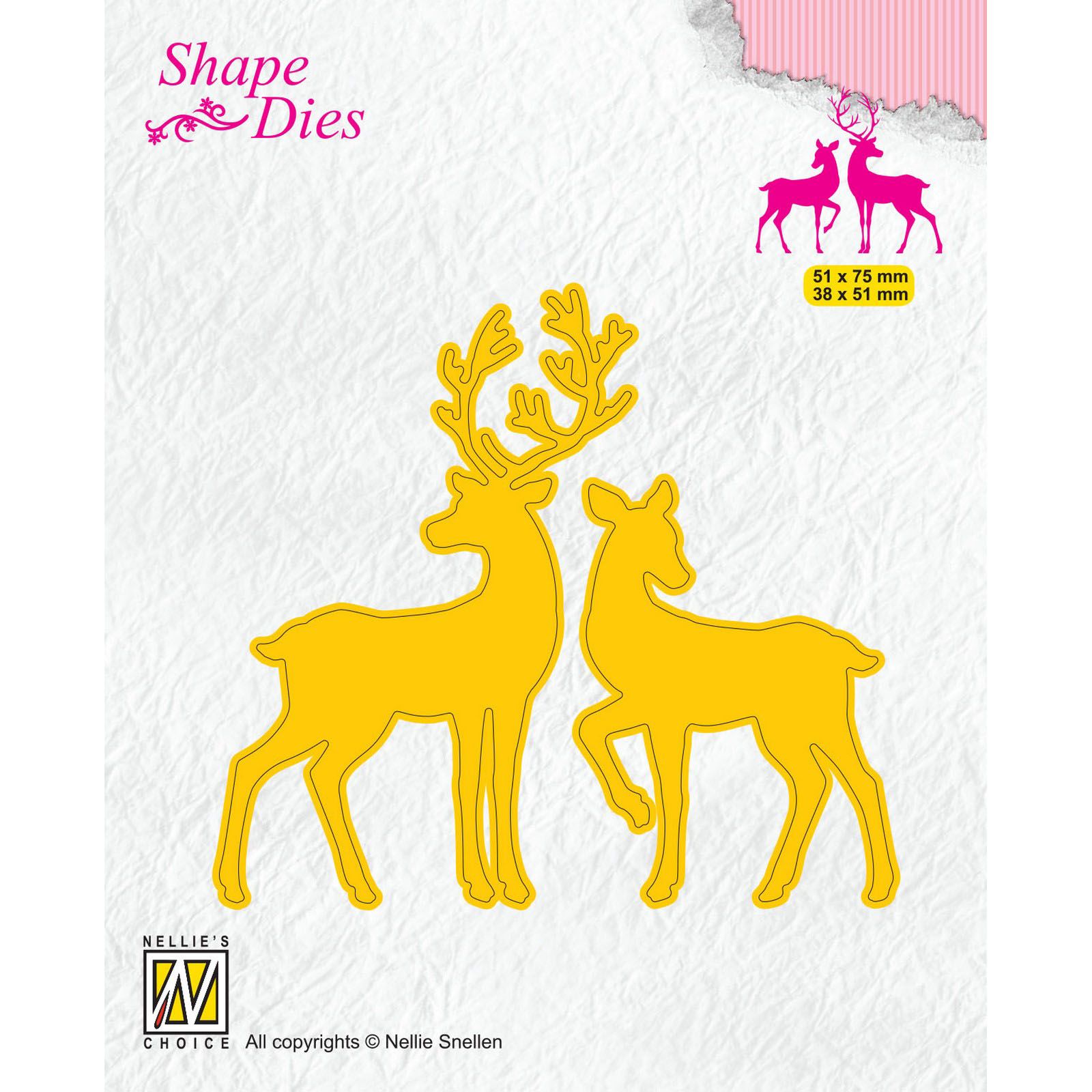 Nellie's Choice • Shape Dies Continue Deer 86x72mm