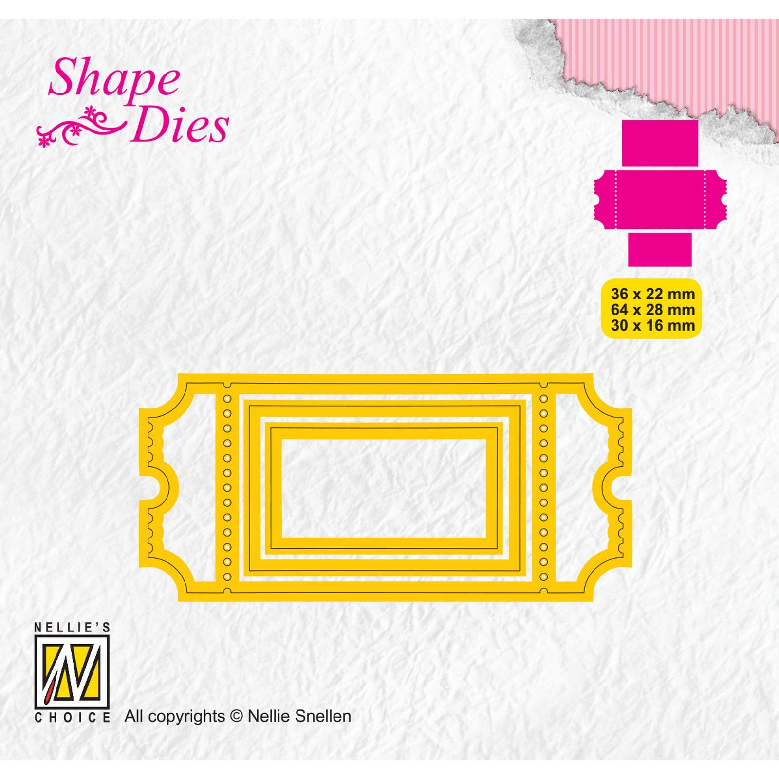 Nellie's Choice • Shape Dies Tickets 1