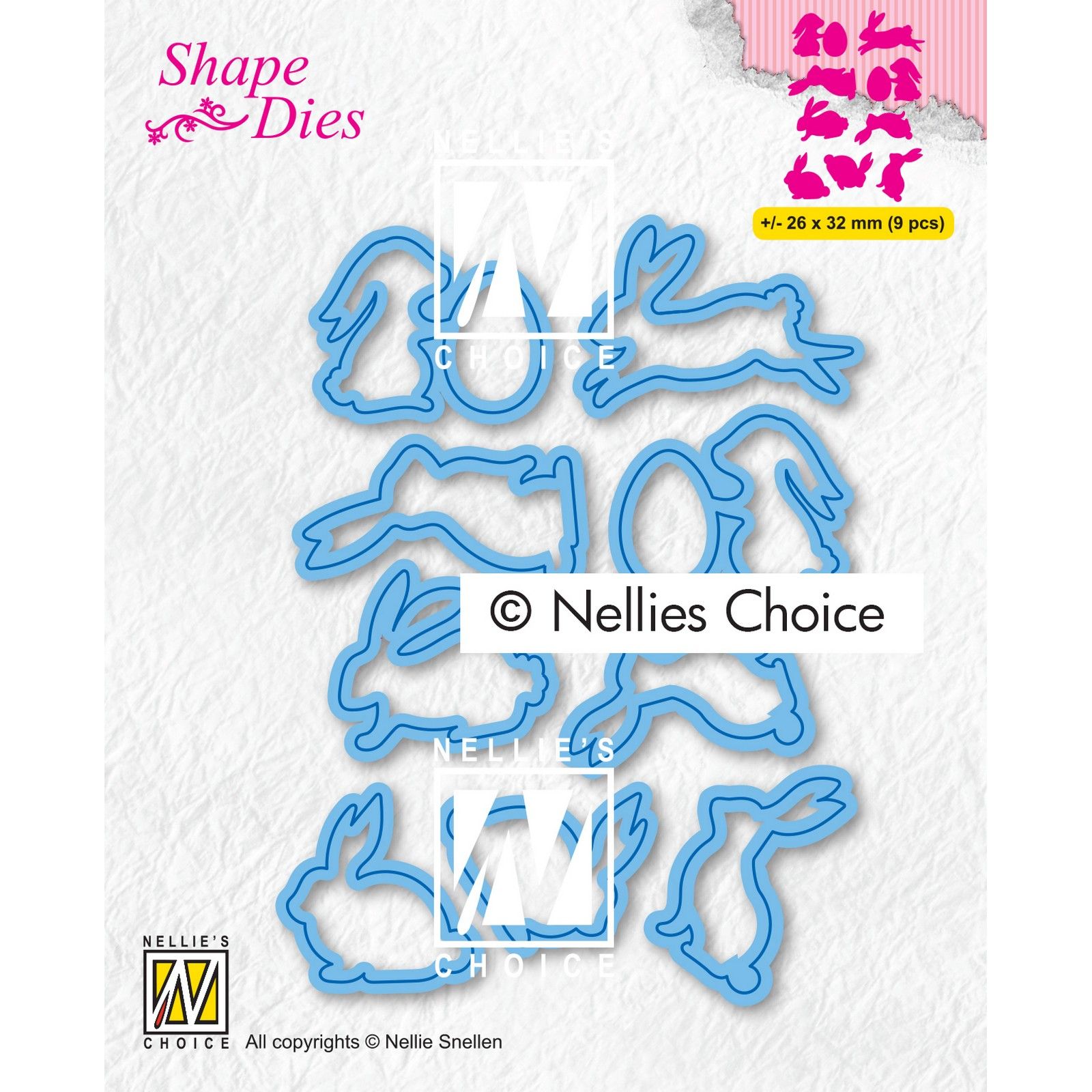 Nellie's Choice • Shape Dies Continue Collection of Hares-2