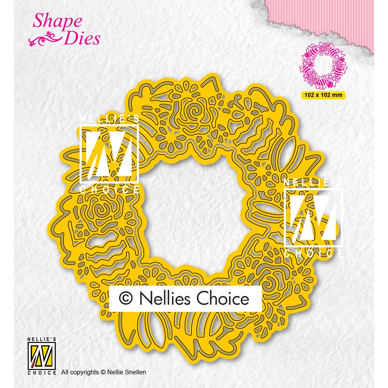 Nellie's Choice • Shape Die Couronne de Pâques