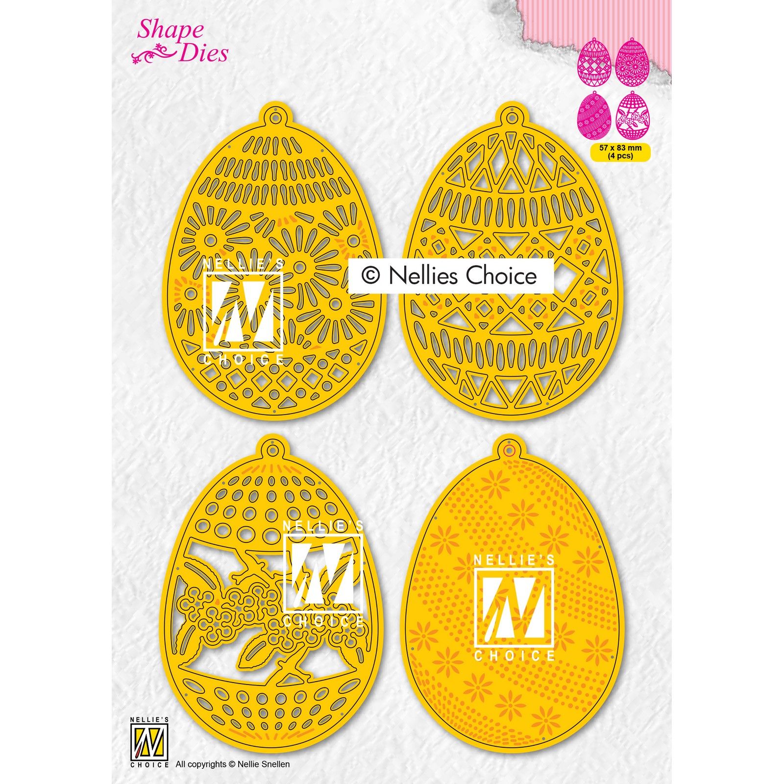 Nellie's Choice • Shape Dies Continue 4 Easter Eggs