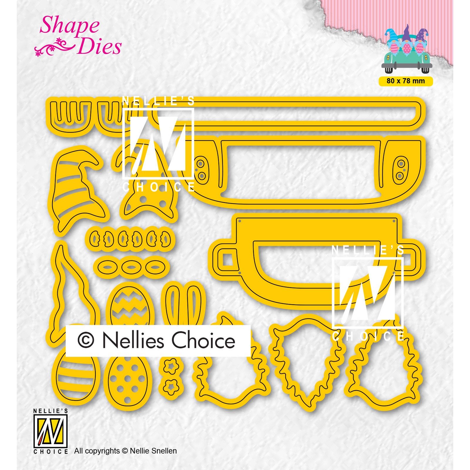 Nellie's Choice • Shape Dies Continue Easter Build-Up Die Egg-Transport