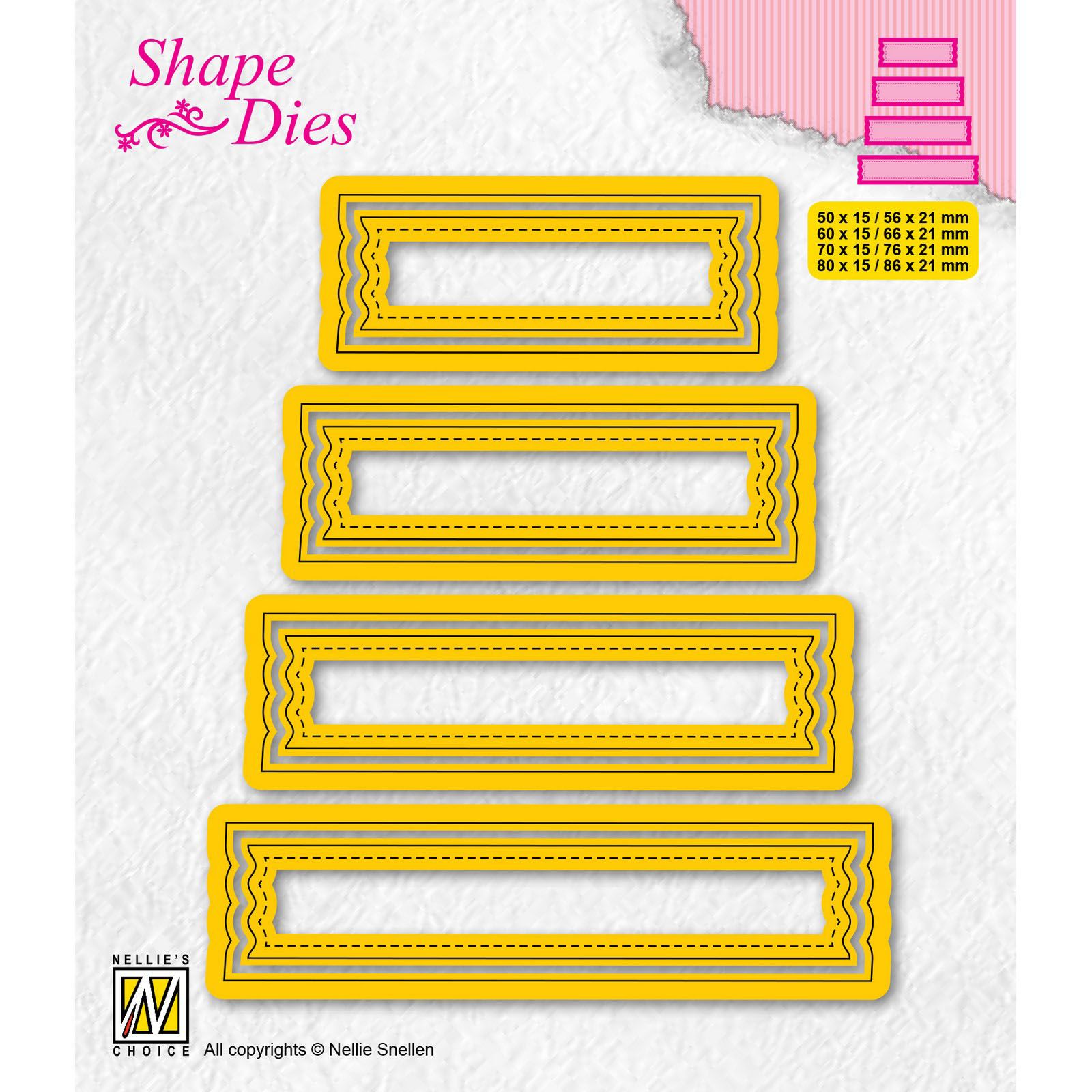 Nellie's Choice • Shape Dies Continue Set of 4 Tags-2