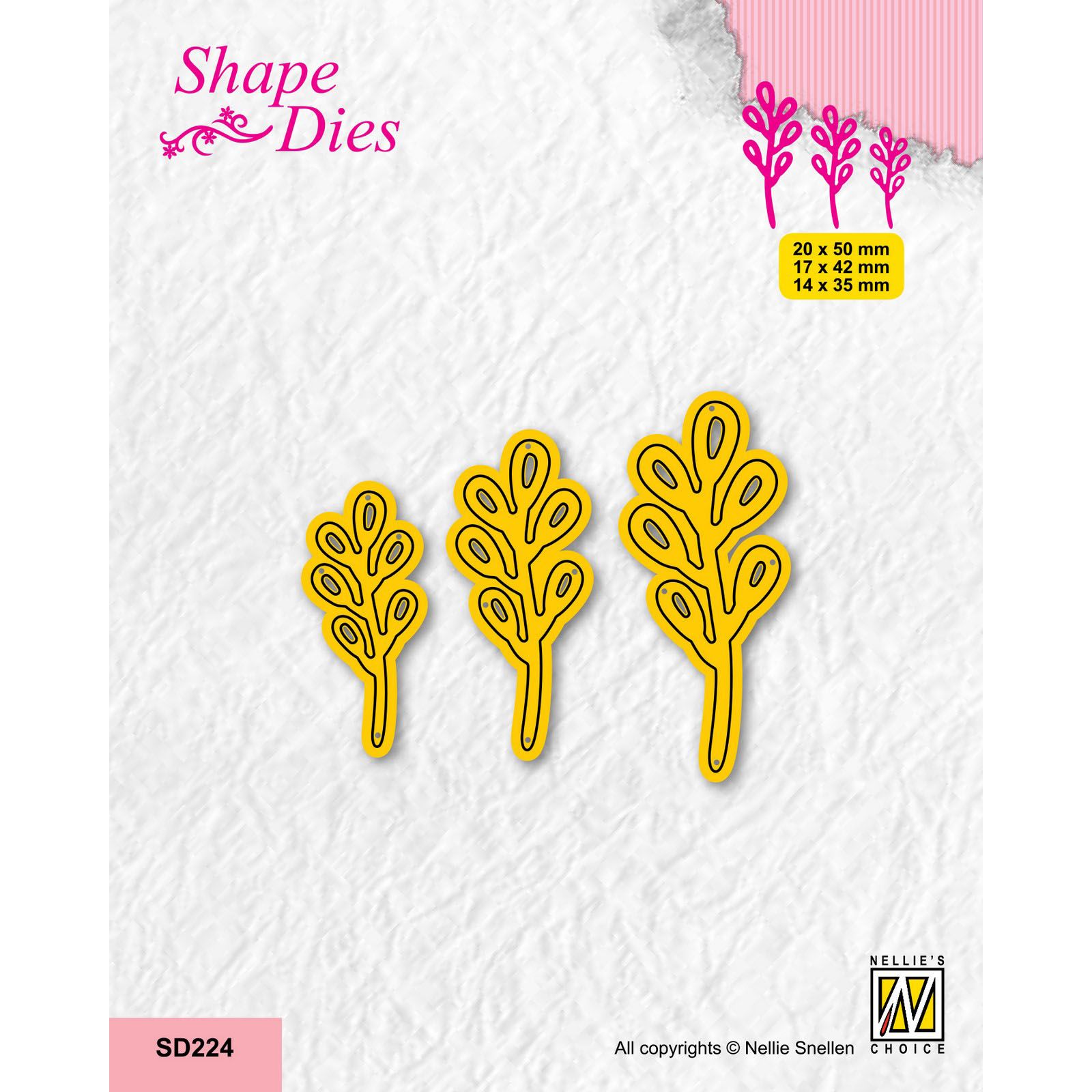 Nellie's Choice • Shape Dies Little Leaf 3pcs