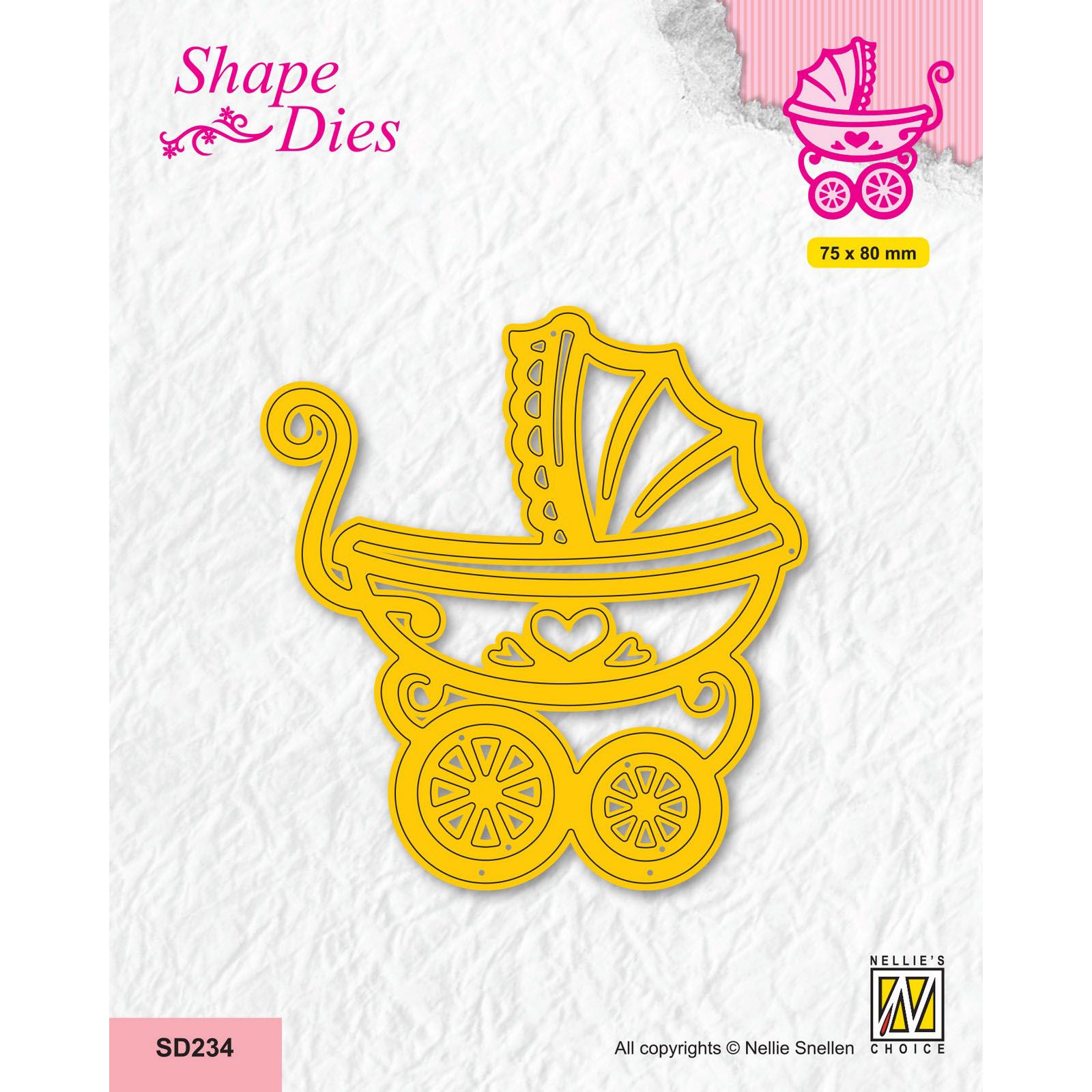 Nellie's Choice • Shape Die Pram