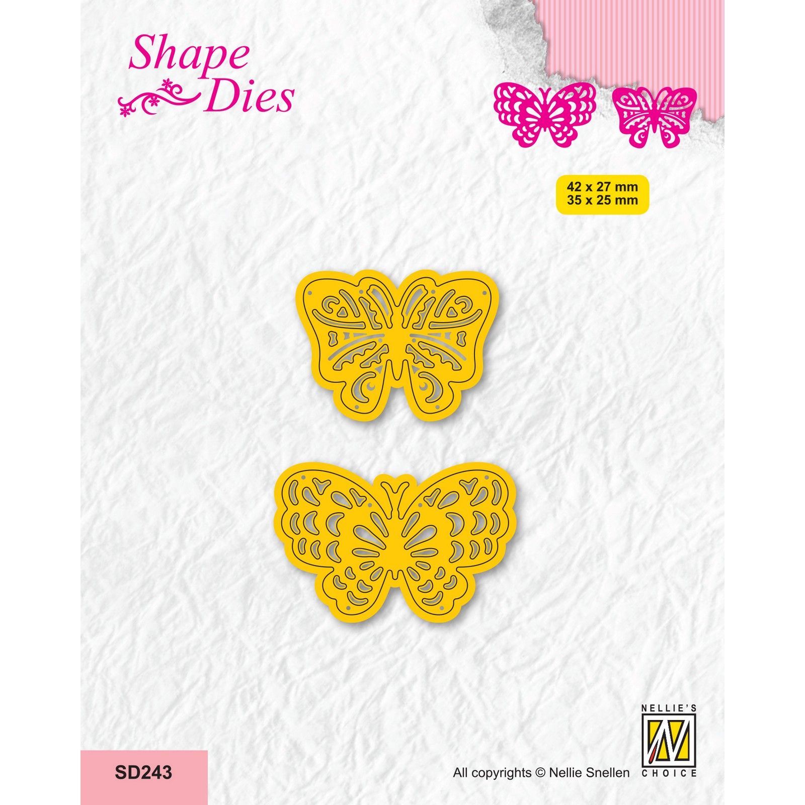 Nellie's Choice • Shape Dies Continue 2 Butterflies-1