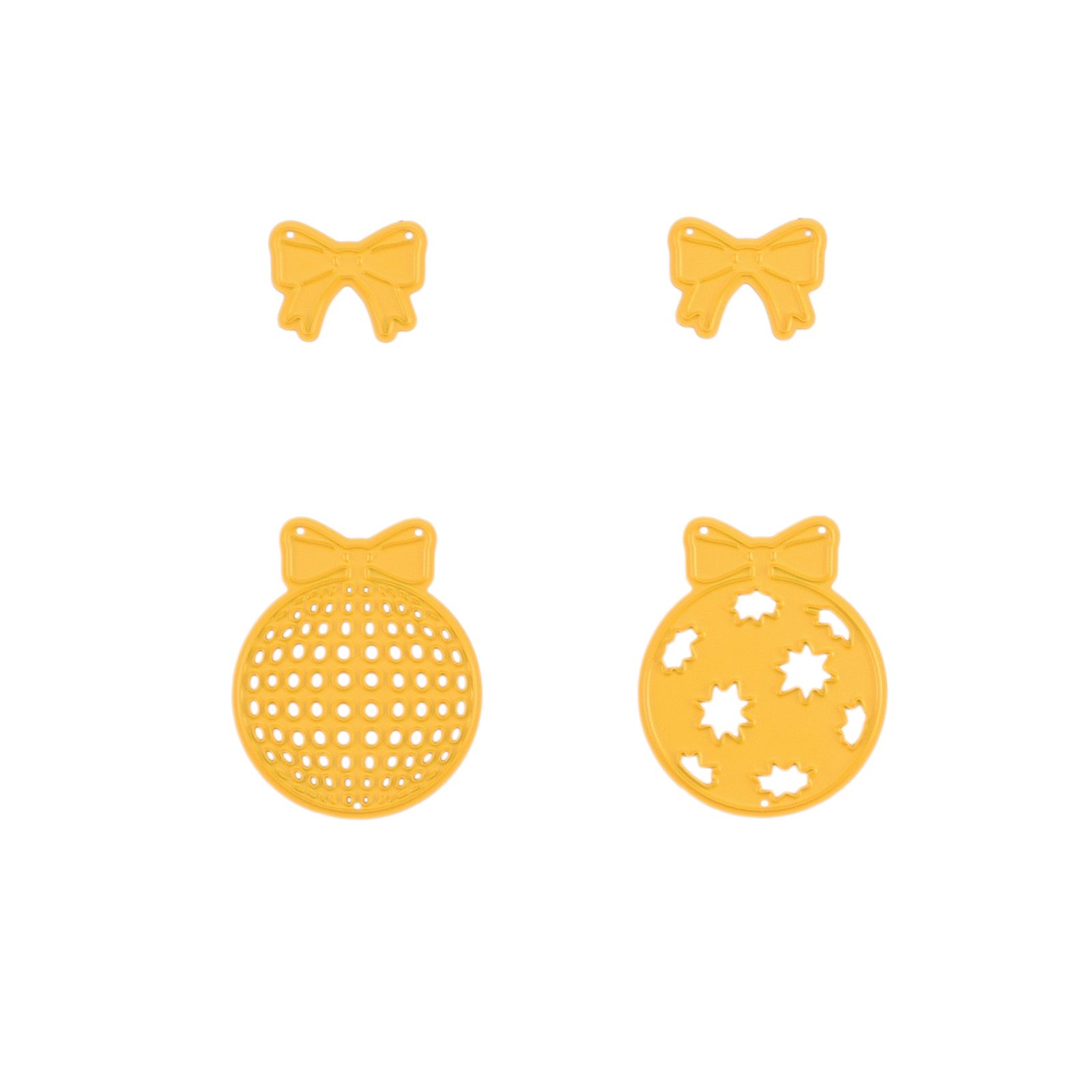 Nellie's Choice • Shape Dies Christmas Baubles Bow 4pcs