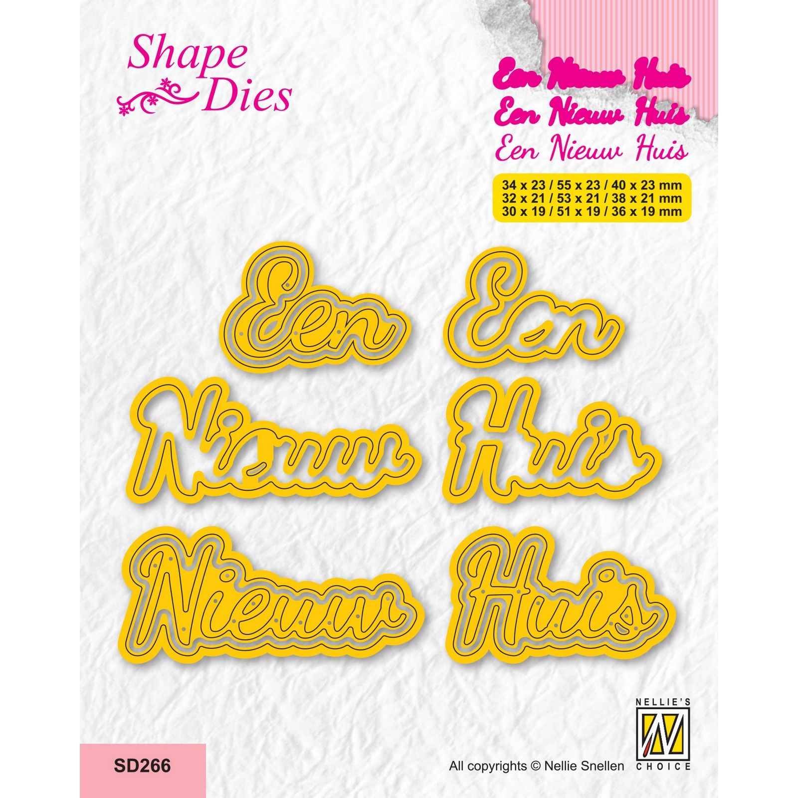 Nellie's Choice • Shape Dies Continue Dutch Texts Nieuw Huis