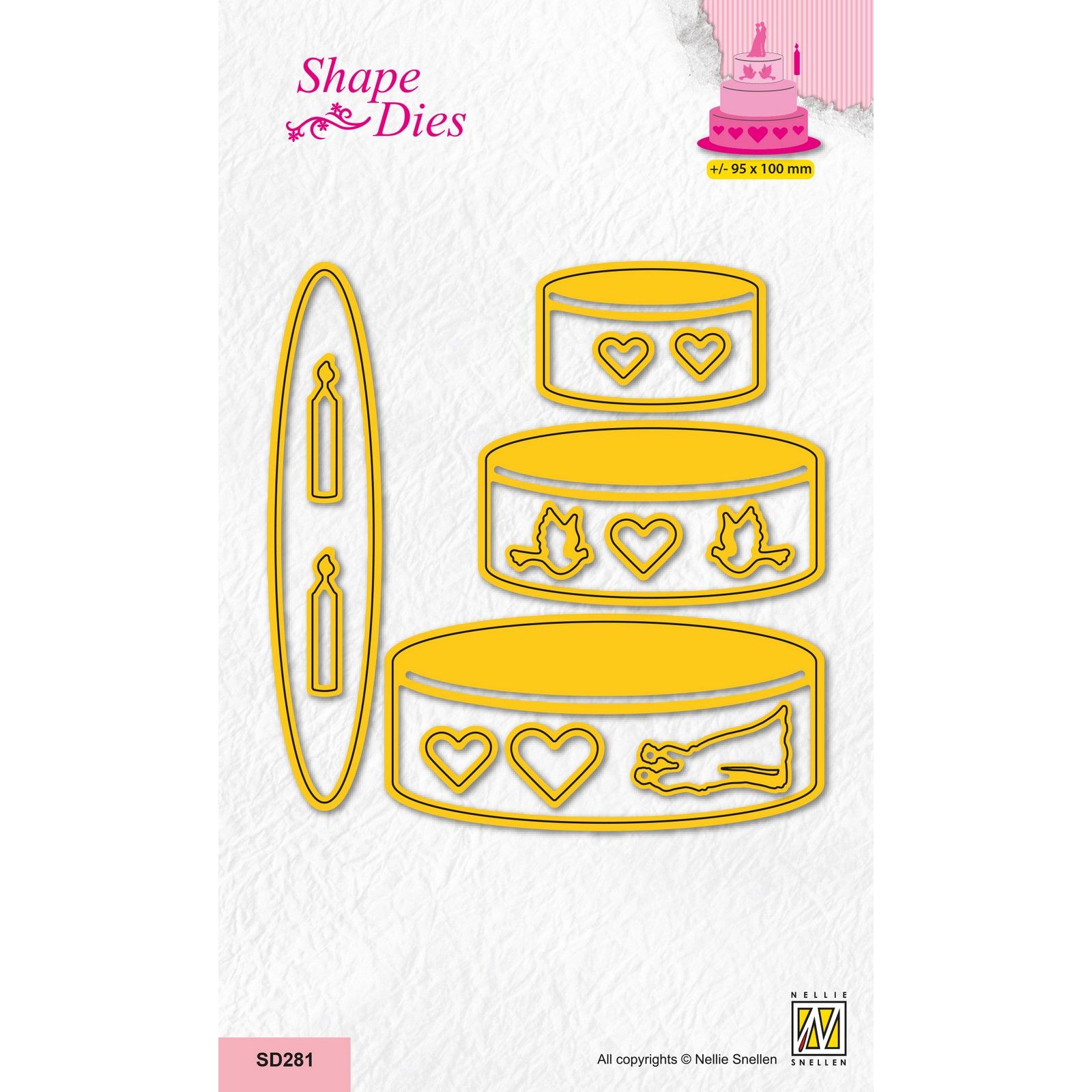 Nellie's Choice • Shape Die Weddingcake