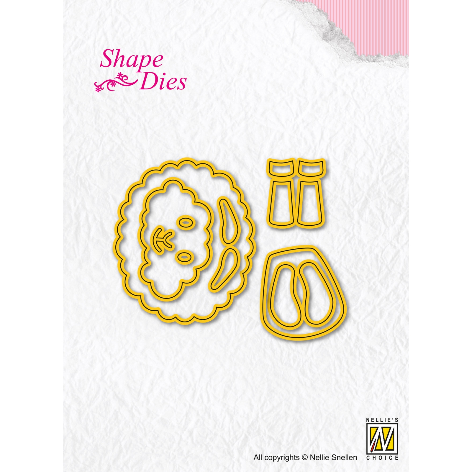 Nellie's Choice • Shape Dies Sheep 12pcs