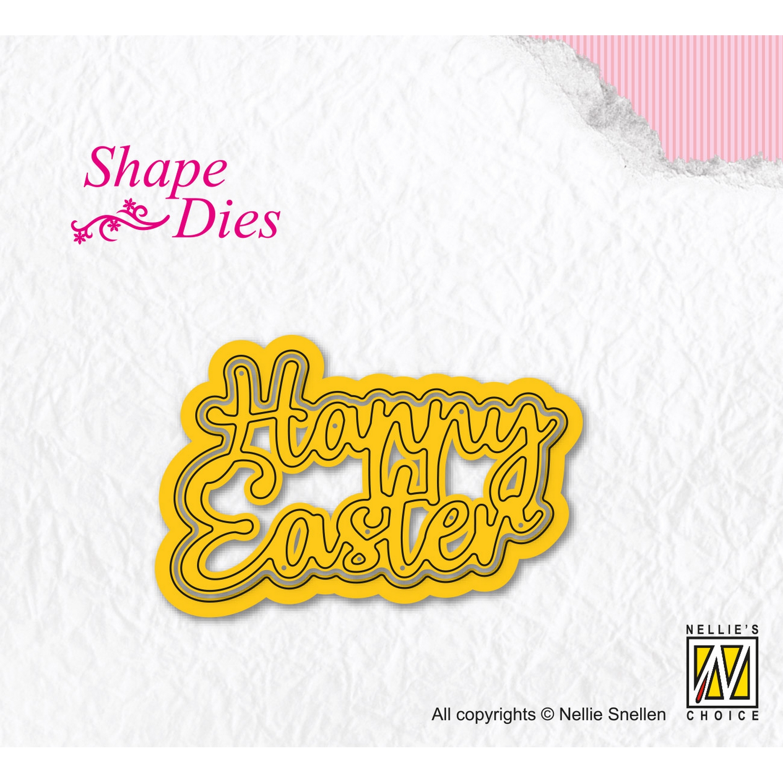 Nellie's Choice • Shape Die Text Happy Easter