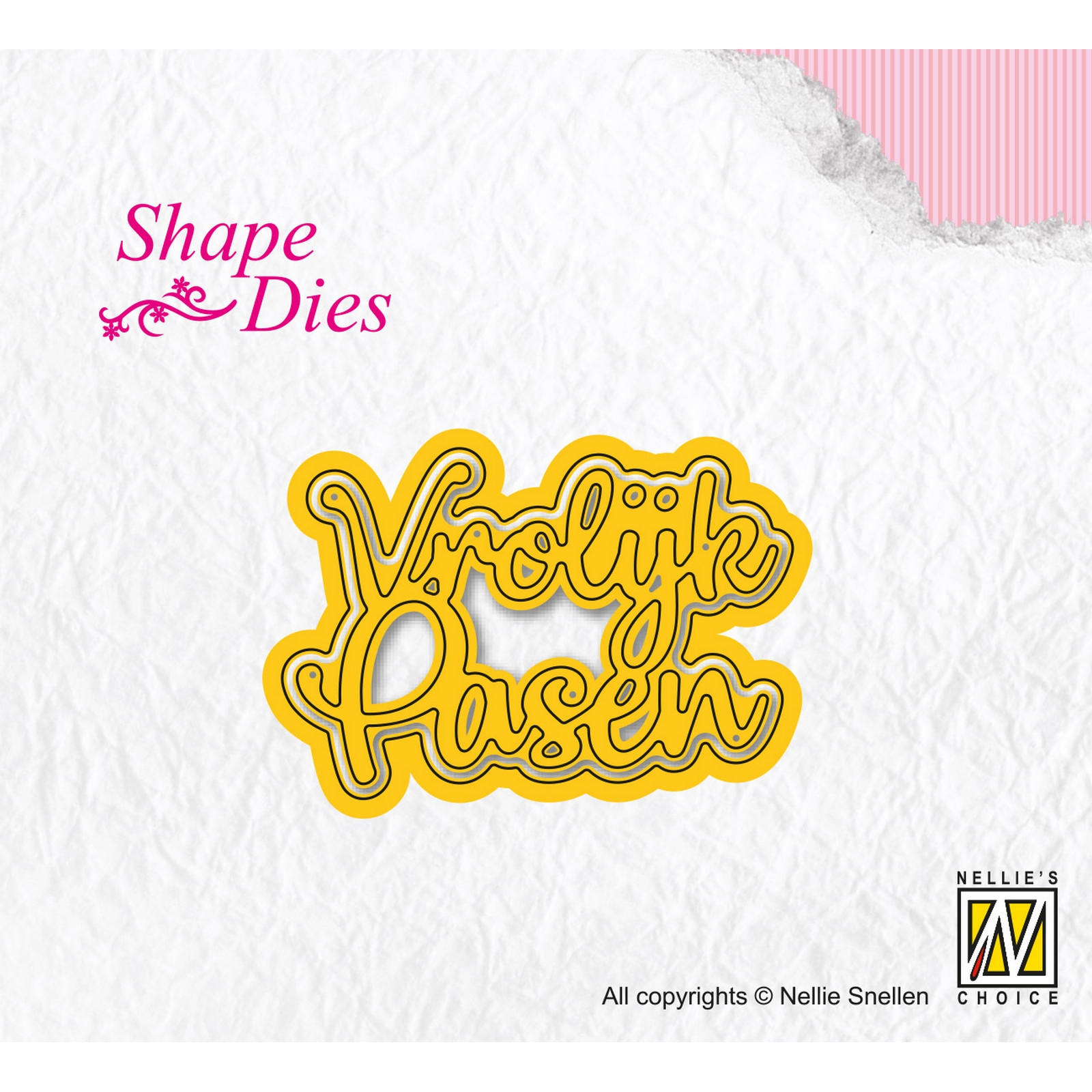 Nellie's Choice • Shape Die Testo Vrolijk Pasen