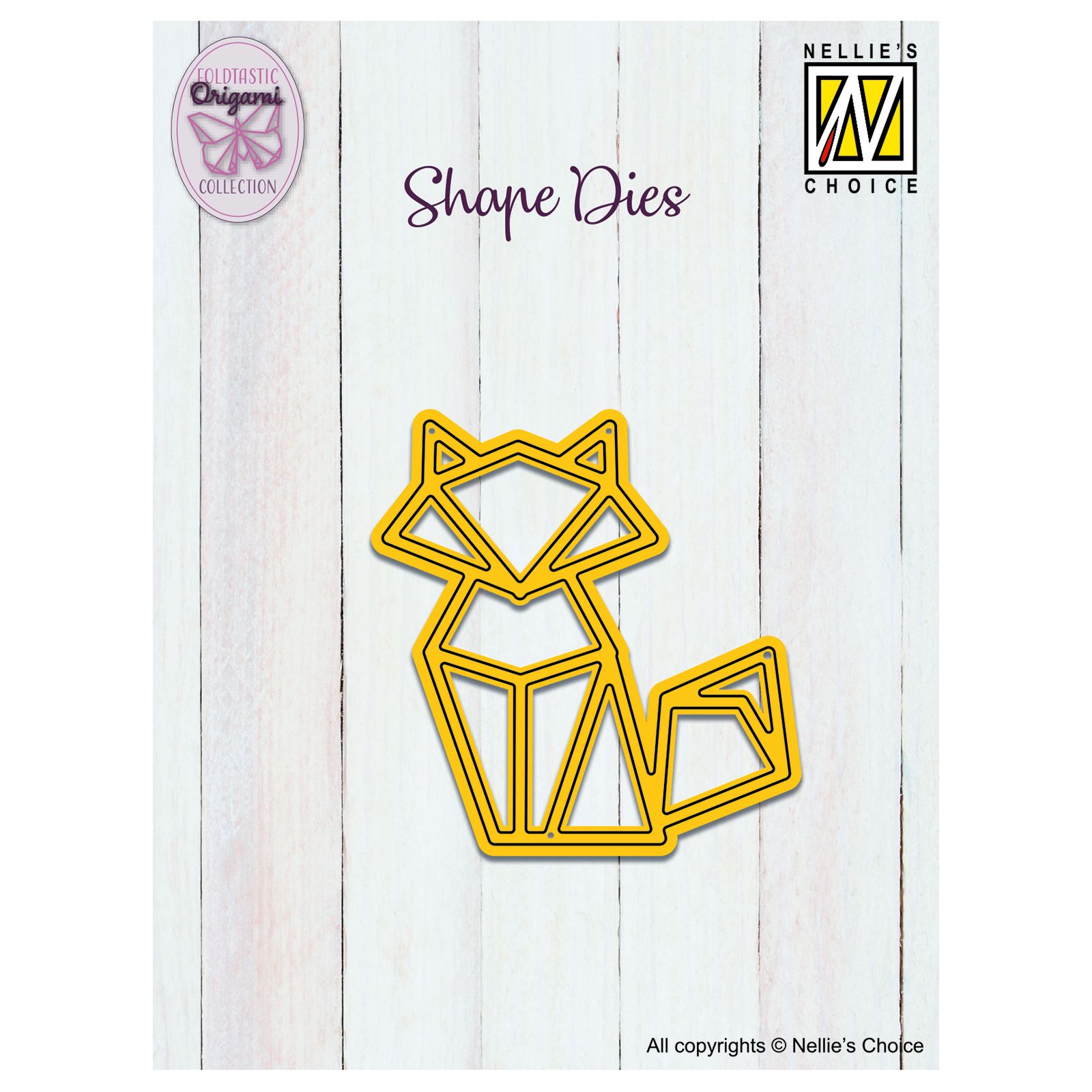 Nellie's Choice • Shape Die Origami Fox