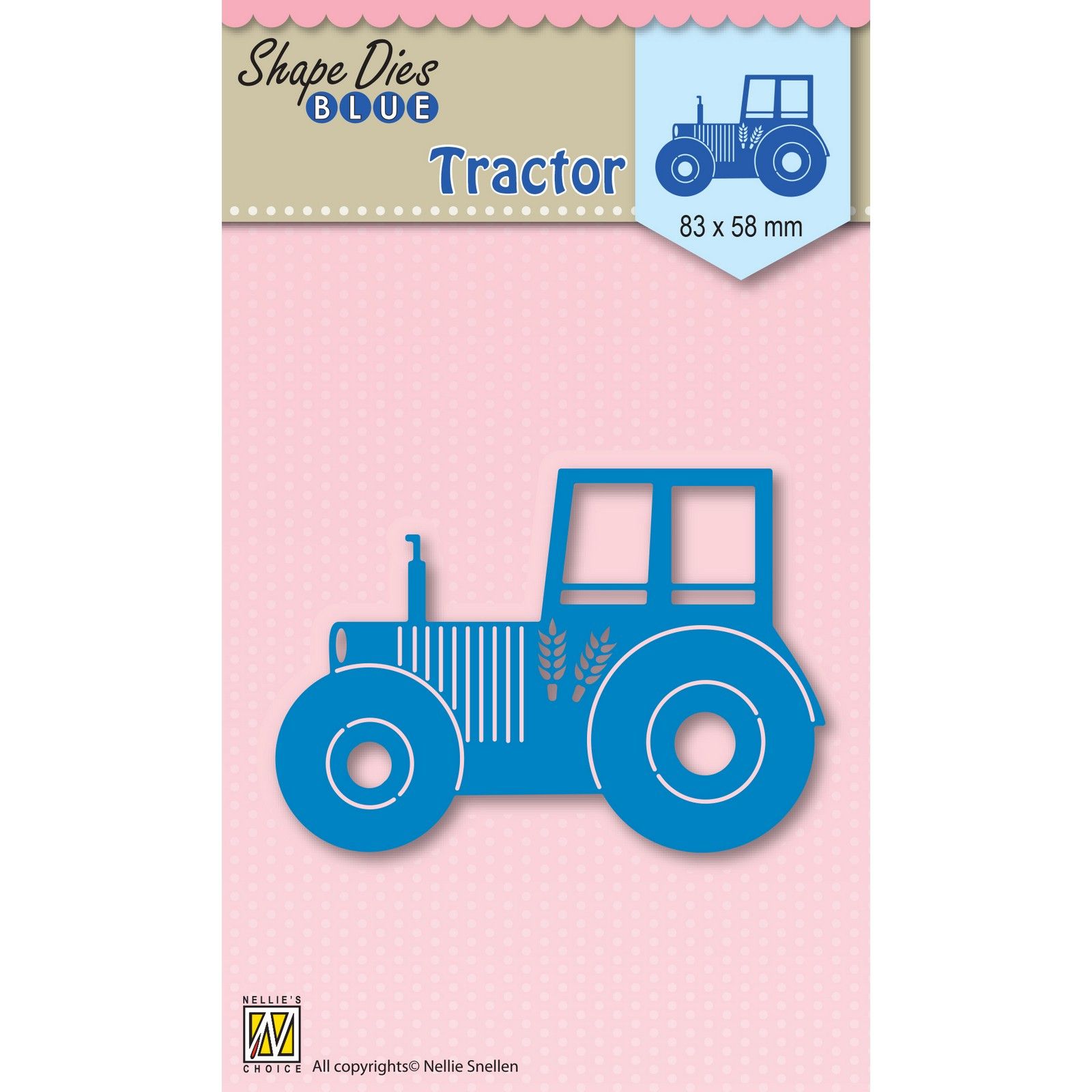 Nellie's Choice • Shape Dies Blue Tractor