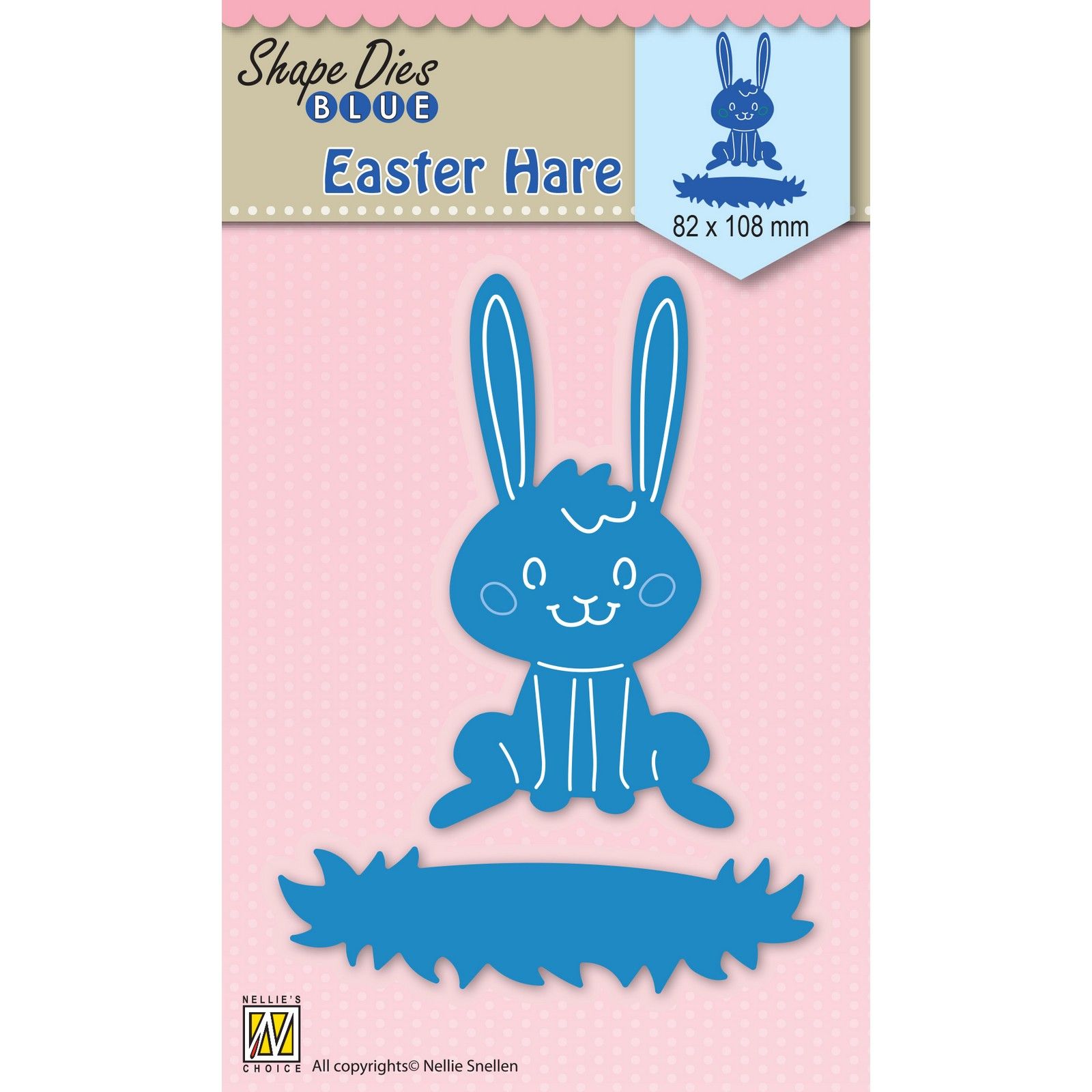 Nellie's Choice • Shape Dies Coniglietto di Pasqua 2pz