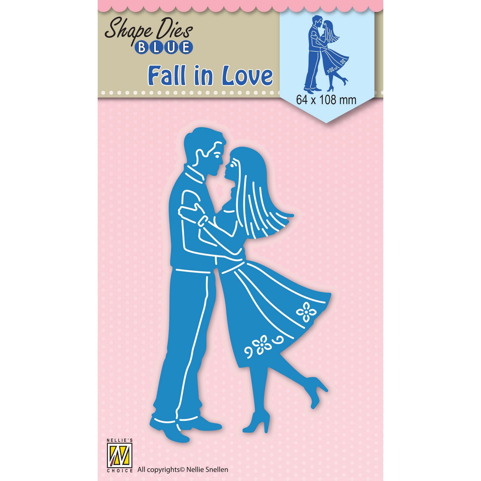 Nellie's Choice • Shape Dies Blue Fall in Love 64x108mm