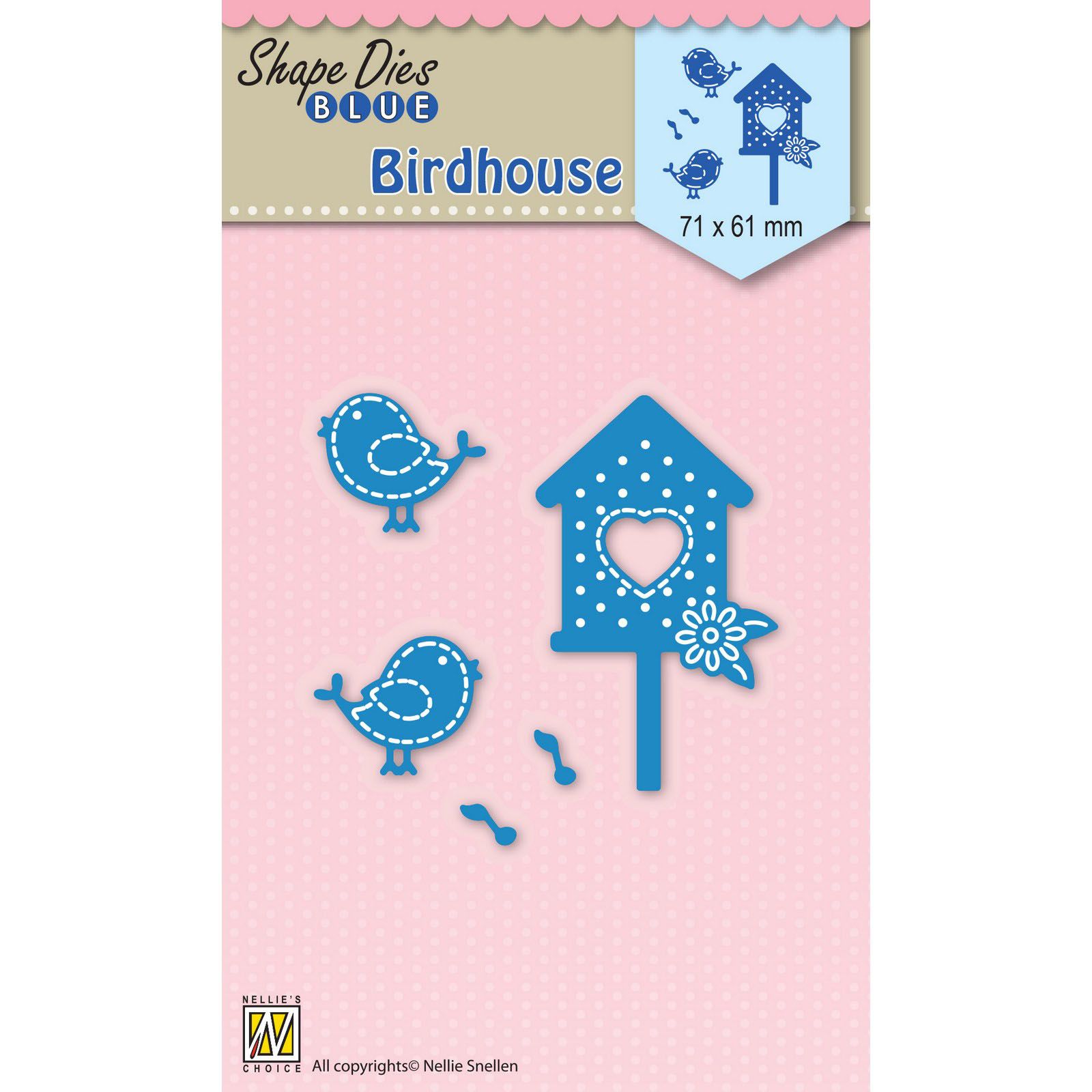 Nellie's Choice • Shape Dies Birdhouse 5pcs