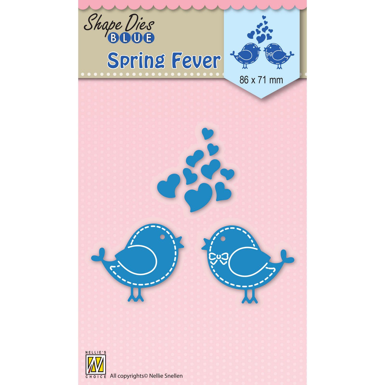 Nellie's Choice • Shape Dies Blue Spring Fever