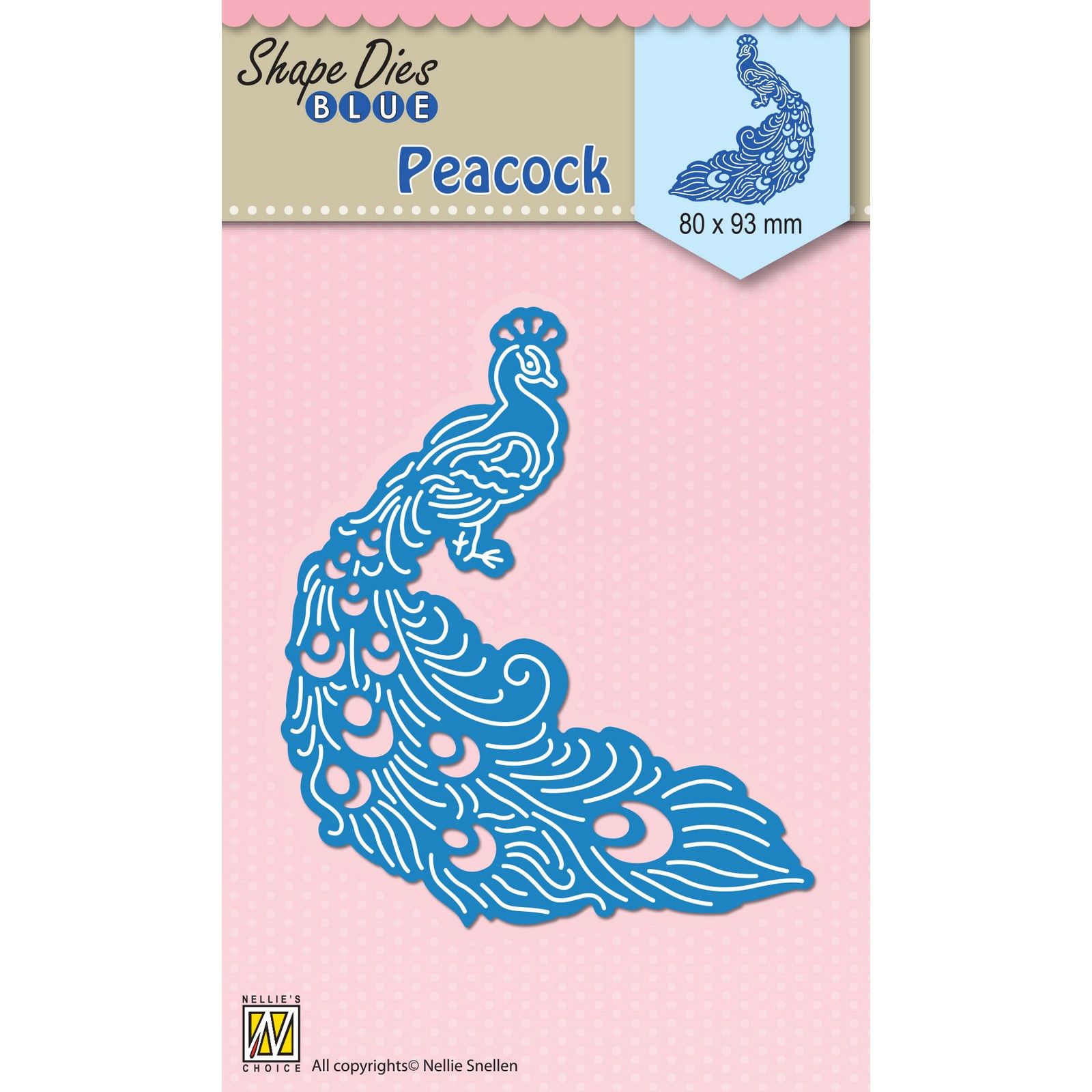 Nellie's Choice • Shape Dies Blue Peacock