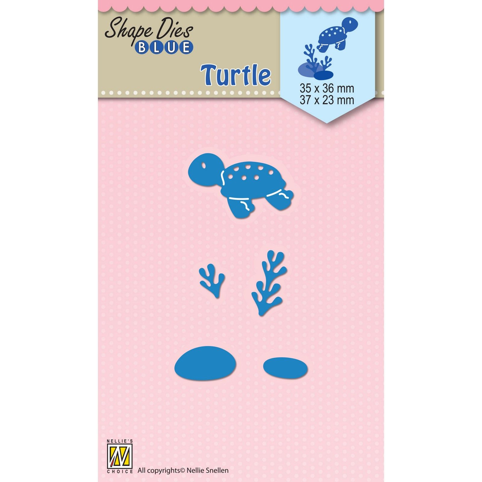 Nellie's Choice • Shape Dies Blue Turtle