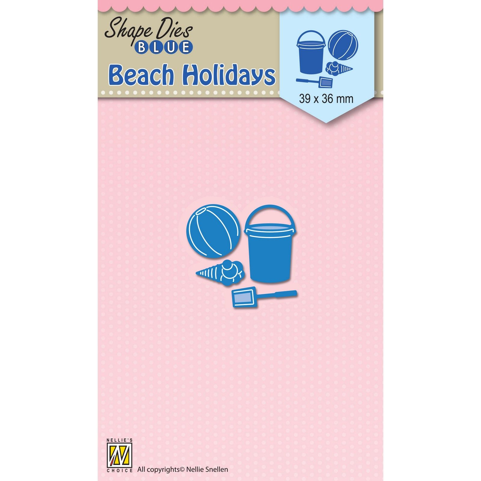 Nellie's Choice • Shape Dies Blue beach holiday