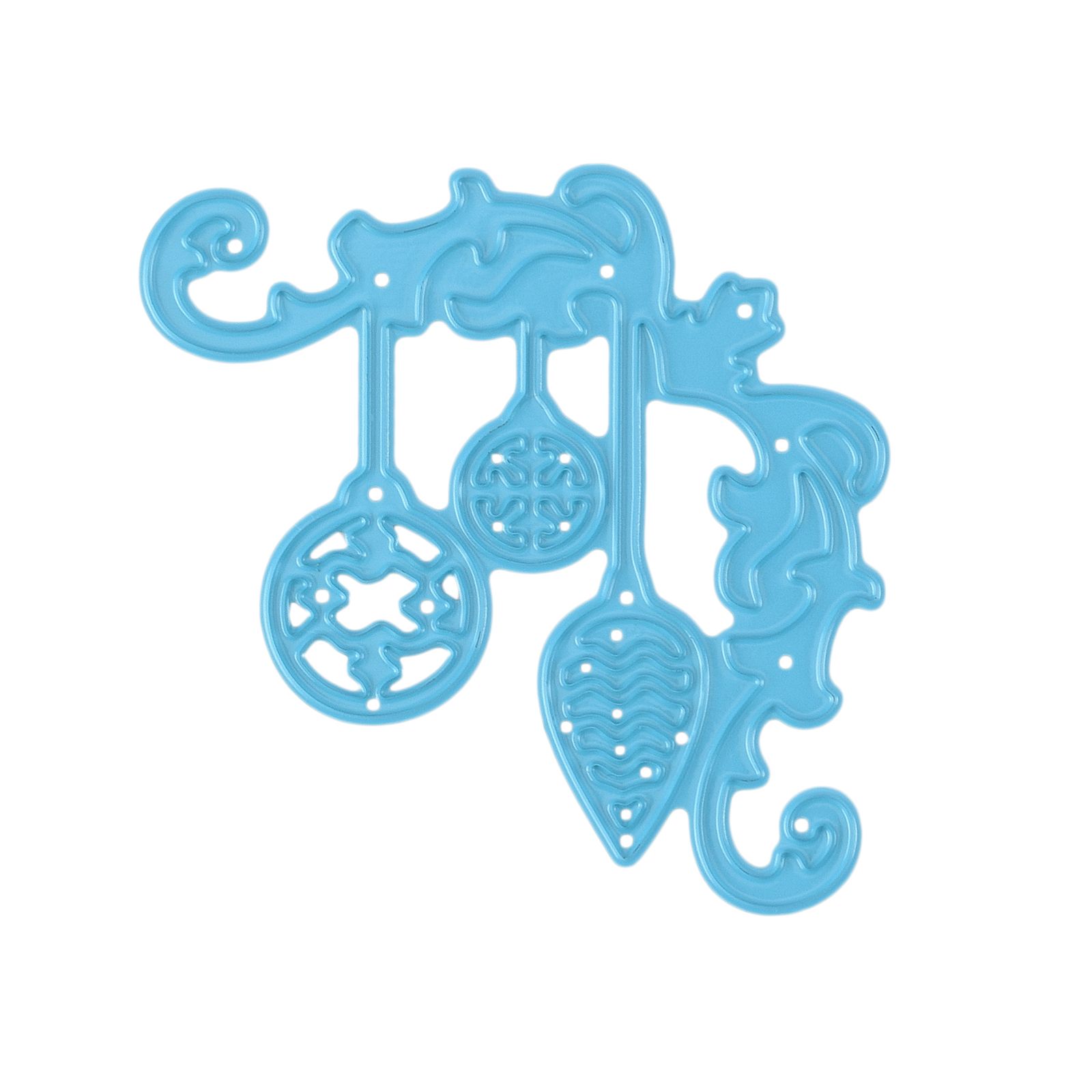 Nellie's Choice • Shape Dies Blue Christmas hanger-2