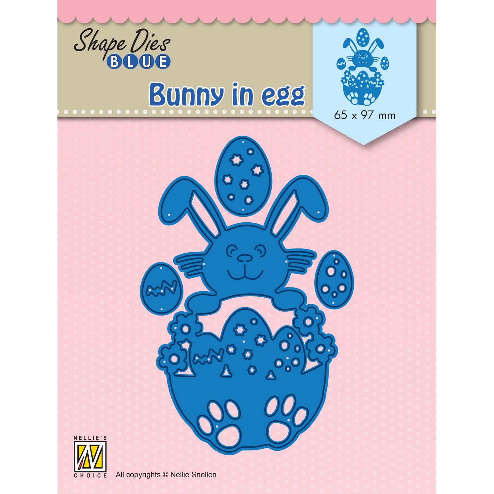 Nellie's Choice • Shape Die Rabbit in Egg