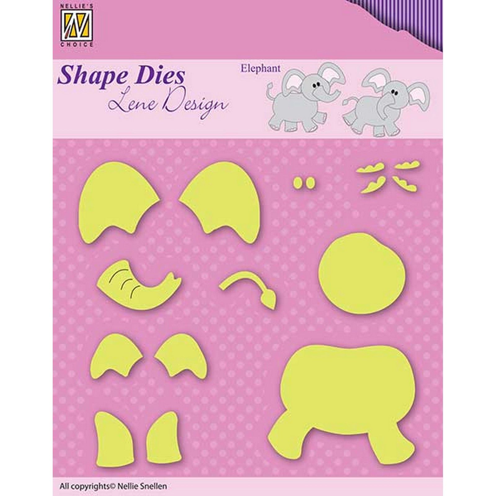 Nellie's Choice • Lene Design Shape Dies Elephant