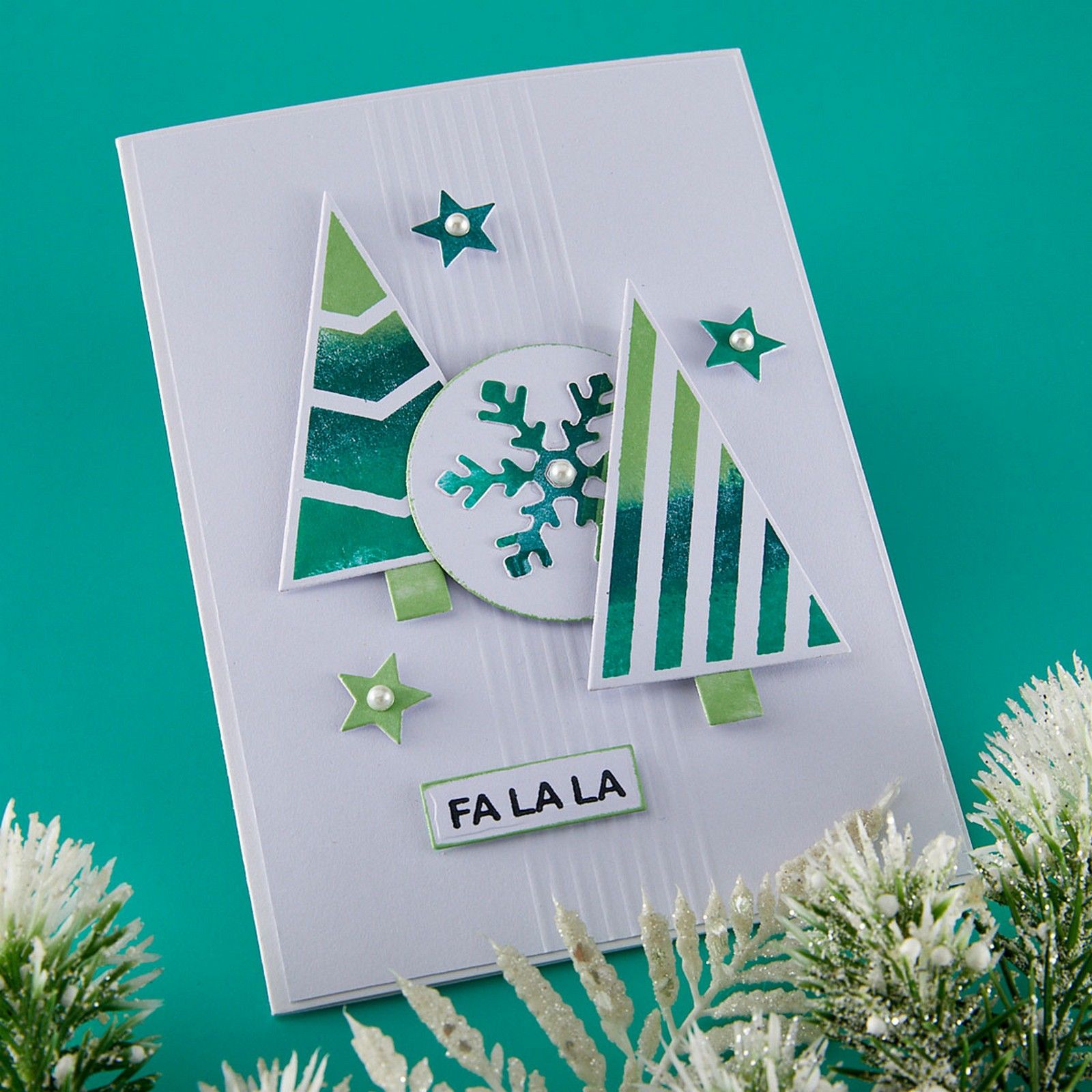 Spellbinders • Infinity Trees Stamp & Die Set by Lisa Horton