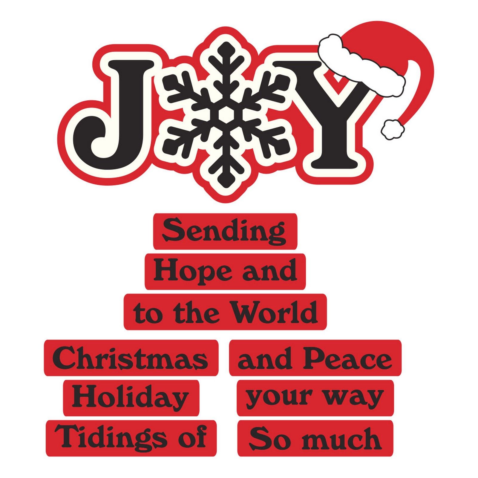 Spellbinders • Snowflake Joy Stamp & Die Set by Lisa Horton