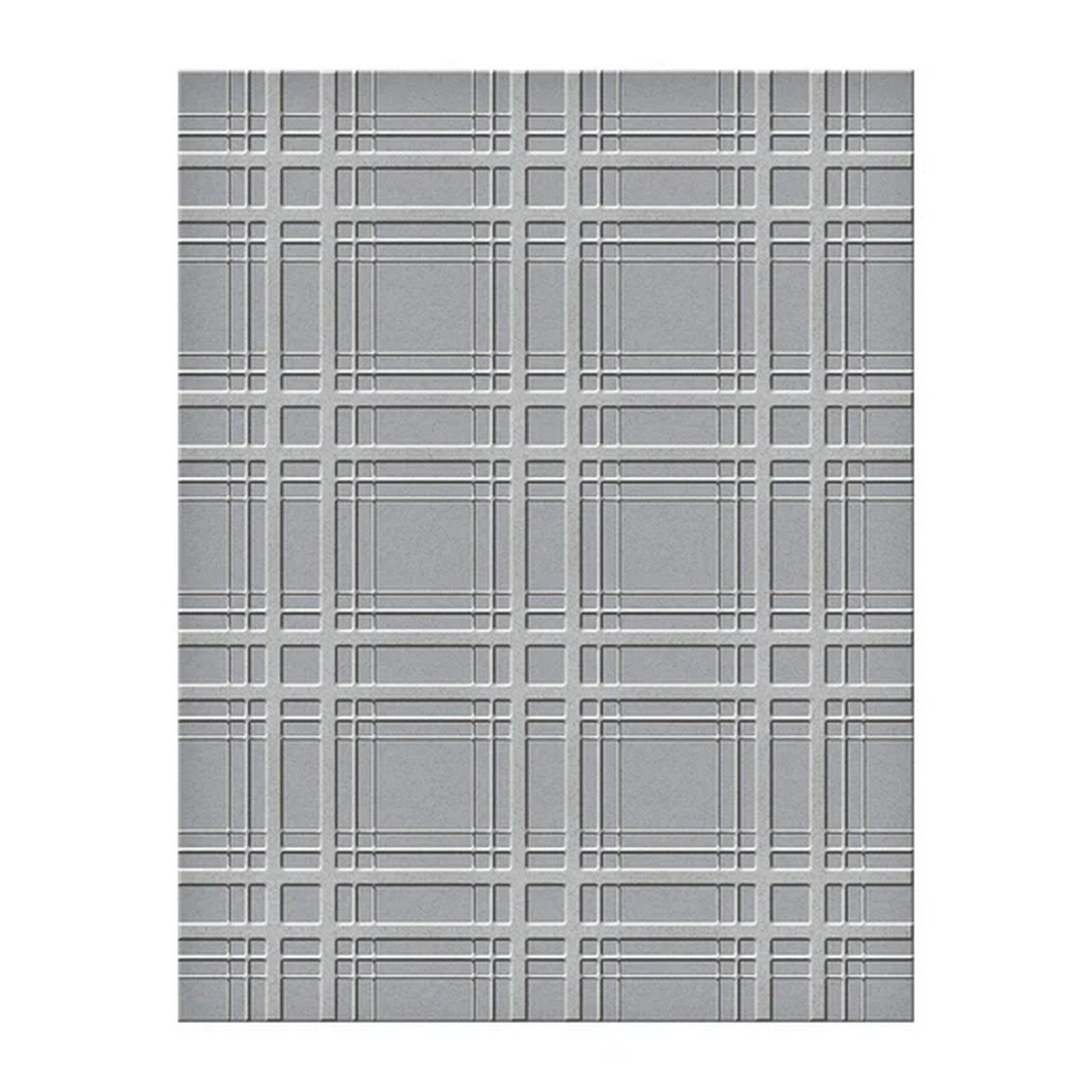 Spellbinders • Cartella per Embossing Plaid Pattern 10,8x14cm A2