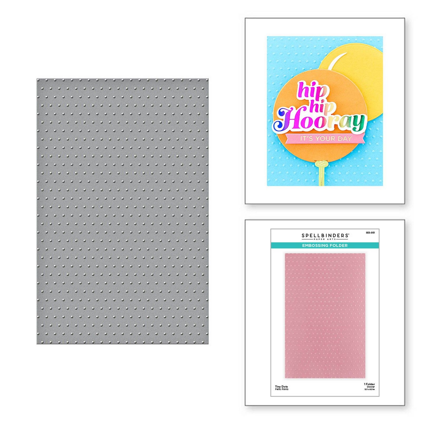 Spellbinders • Embossing Folder Tiny Dots 14x21,6cm