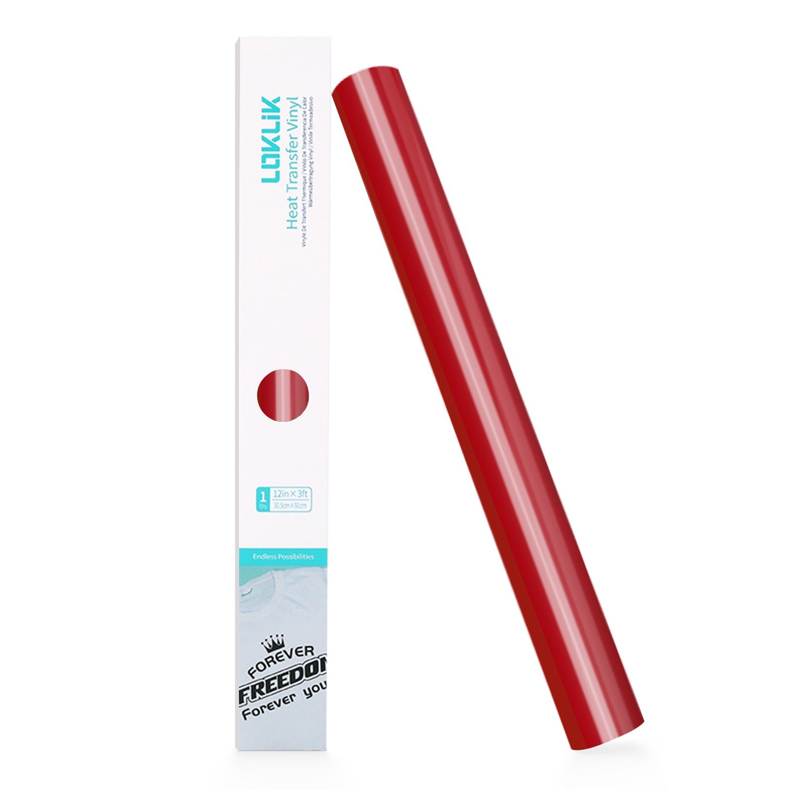 LOKLiK • Heat Transfer Vinyl Basic Red 30,5x180cm