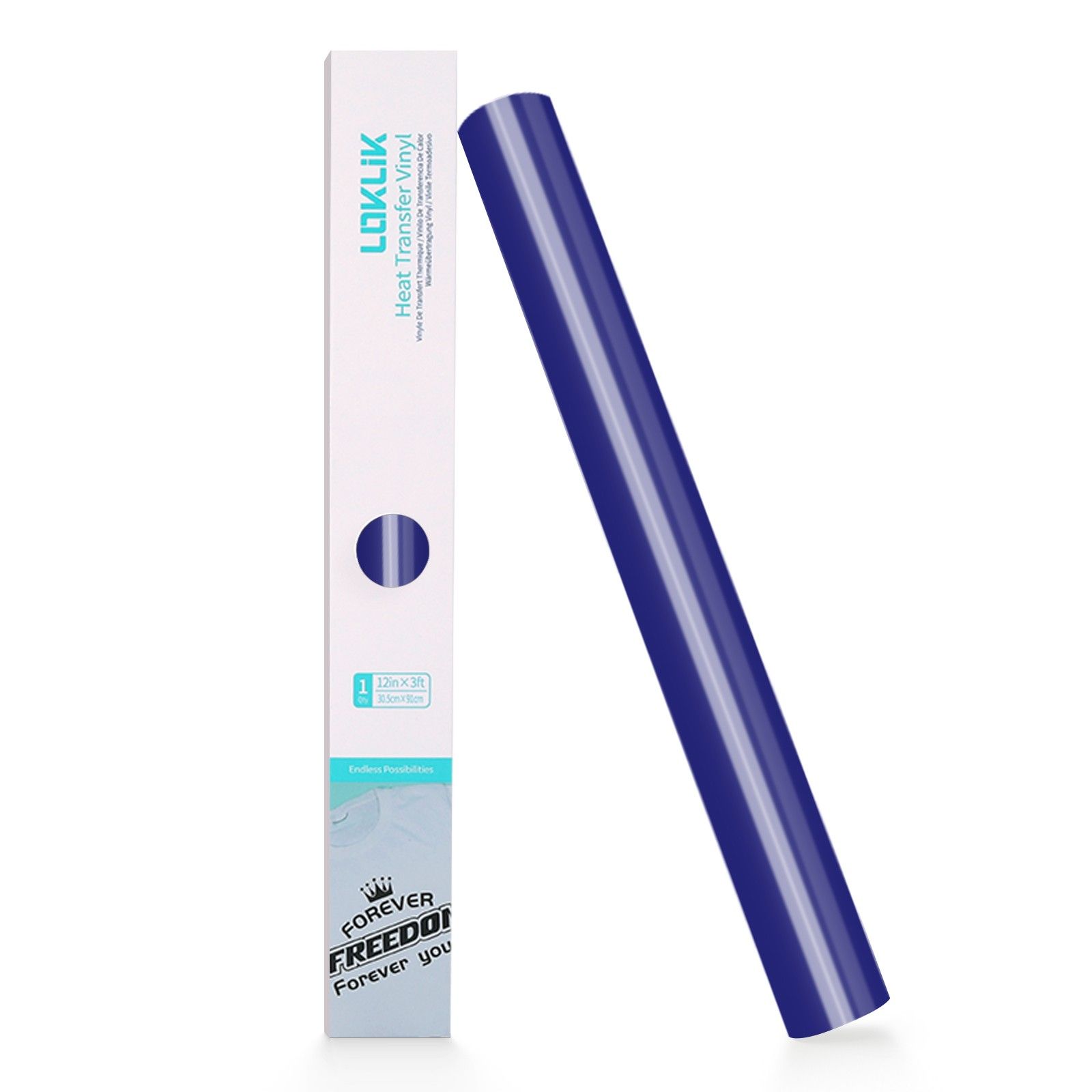 LOKLiK • Heat Transfer Vinyl Basic Royal Blue 30,5x180cm