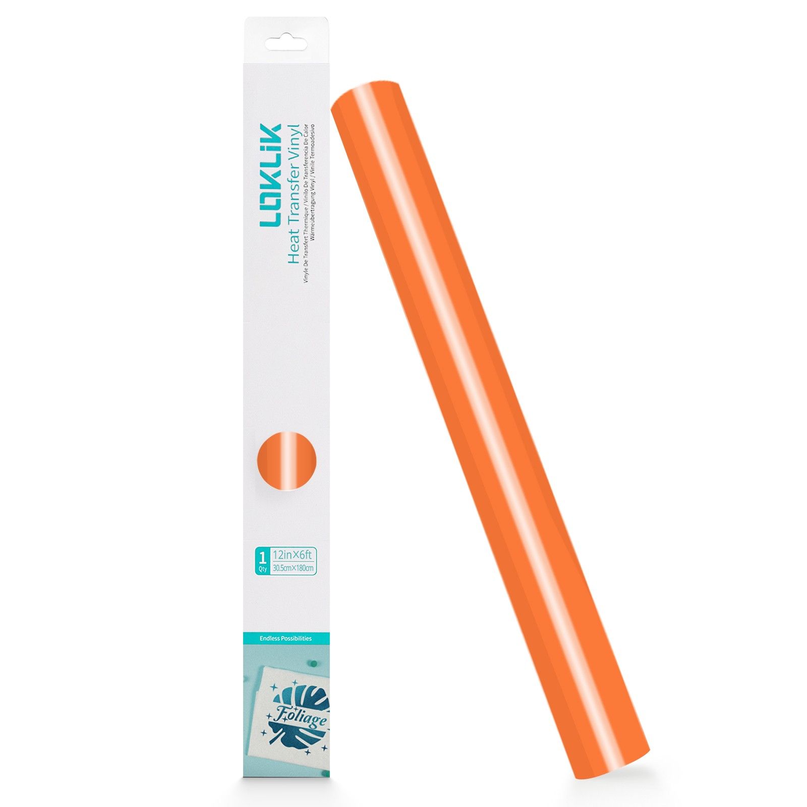 LOKLiK • Heat Transfer Vinyl Basic Orange 30,5x180cm