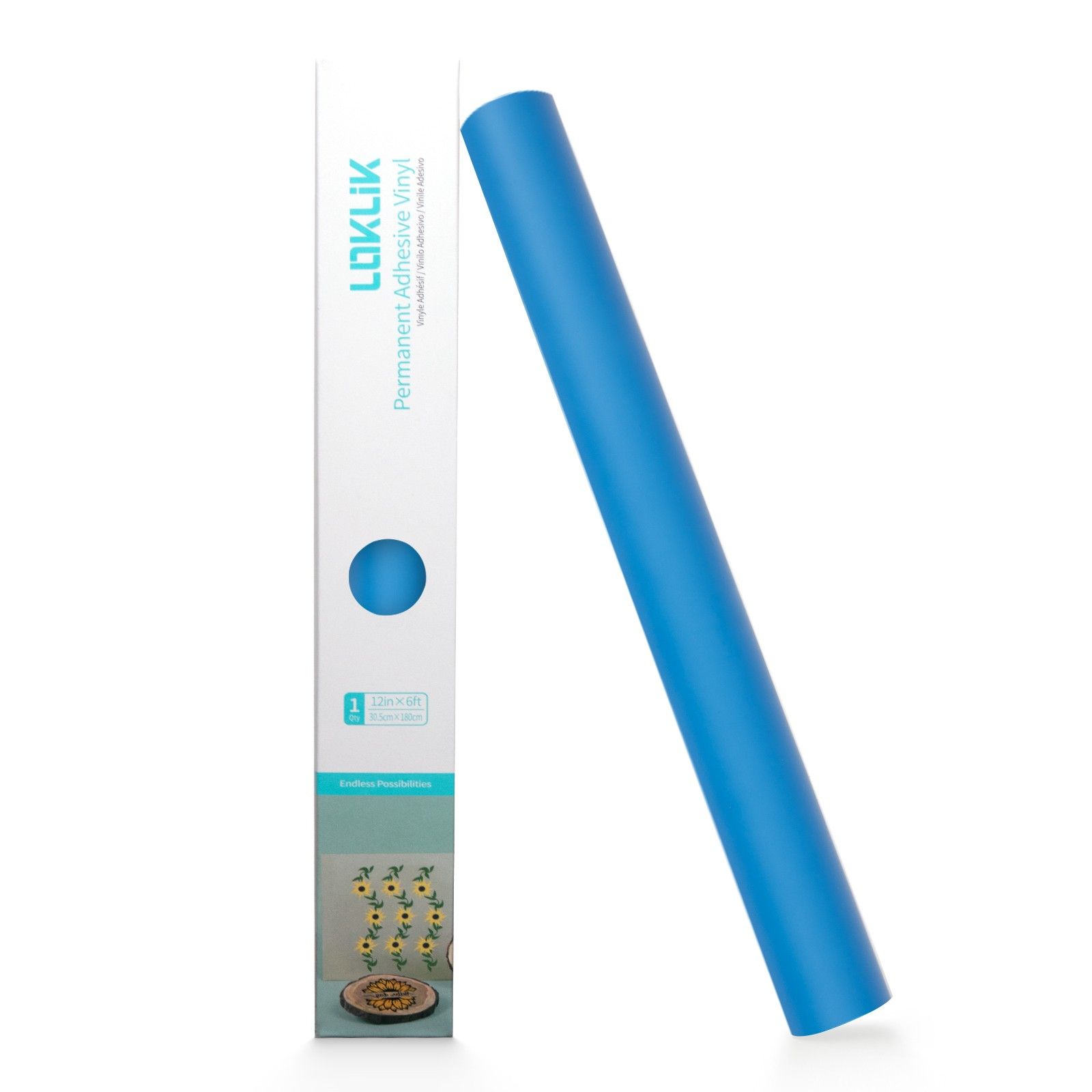 LOKLiK • Permanent Adhesive Vinyl Stencil Light Blue 30,5x180cm