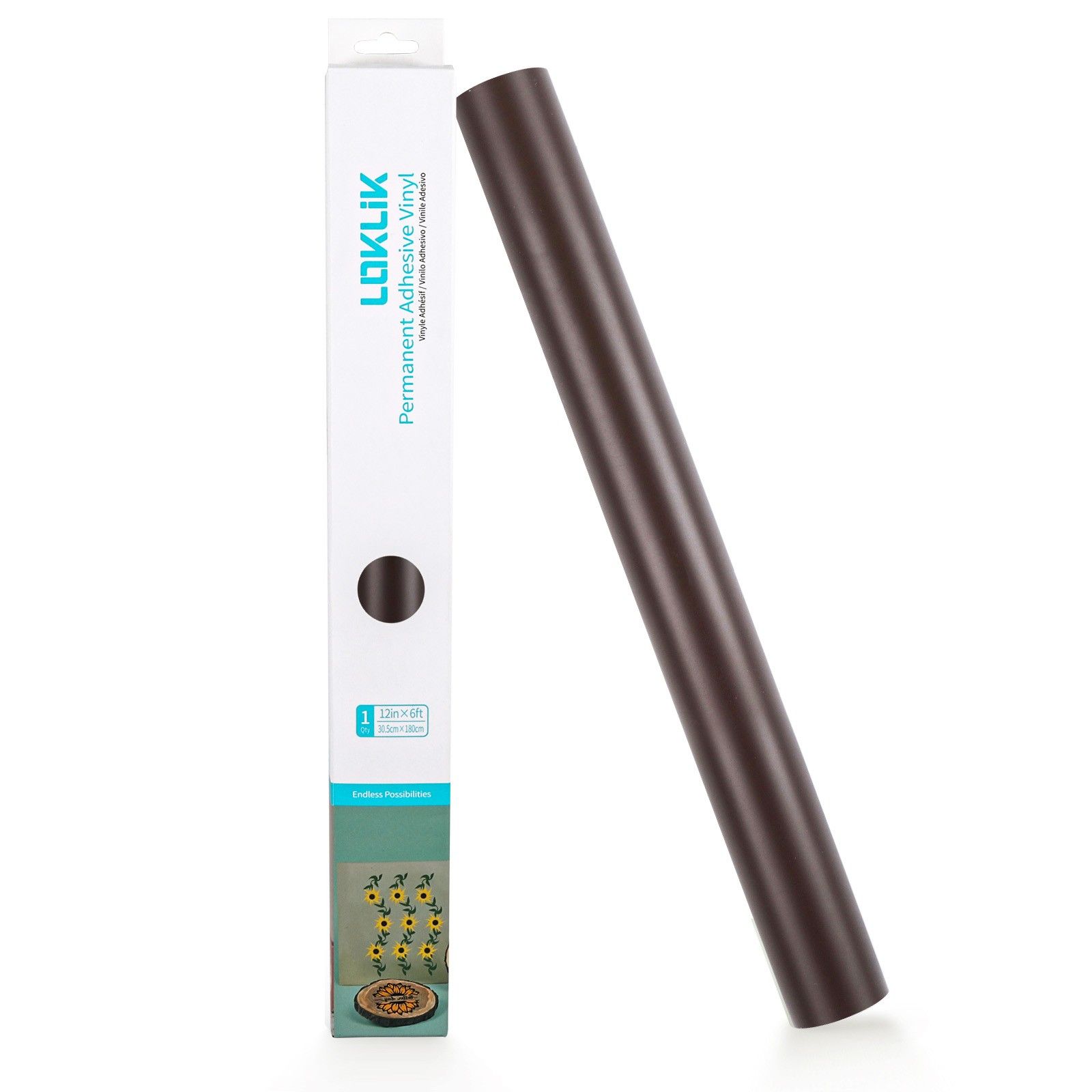 LOKLiK • Permanent Adhesive Vinyl Matte Dark Coffee 30,5x180cm