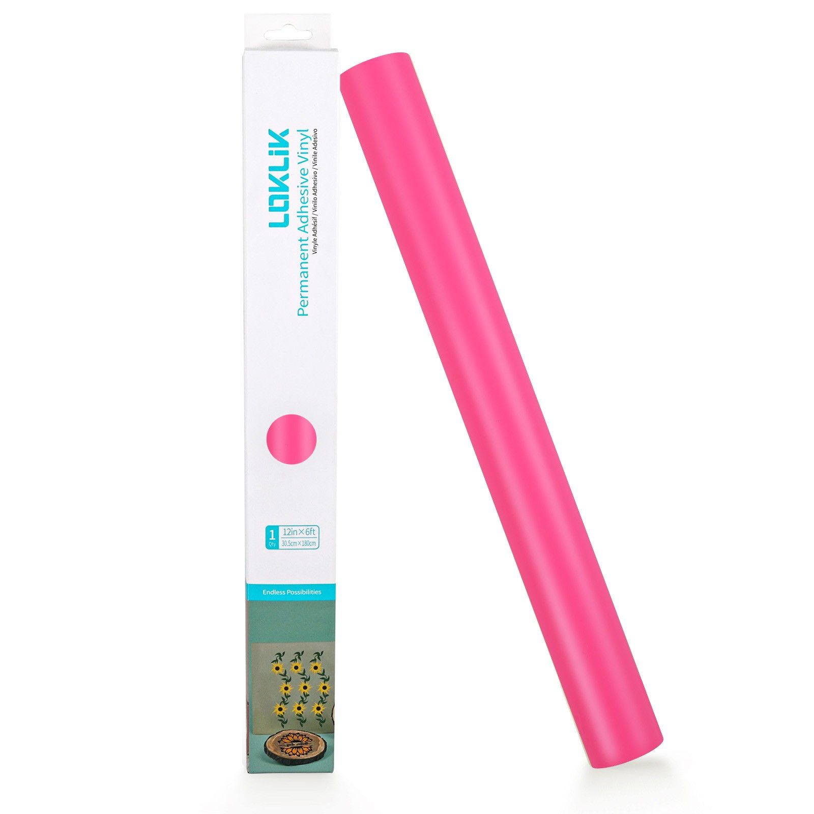 LOKLiK • Permanent Adhesive Vinyl Matte Pink 30,5x180cm