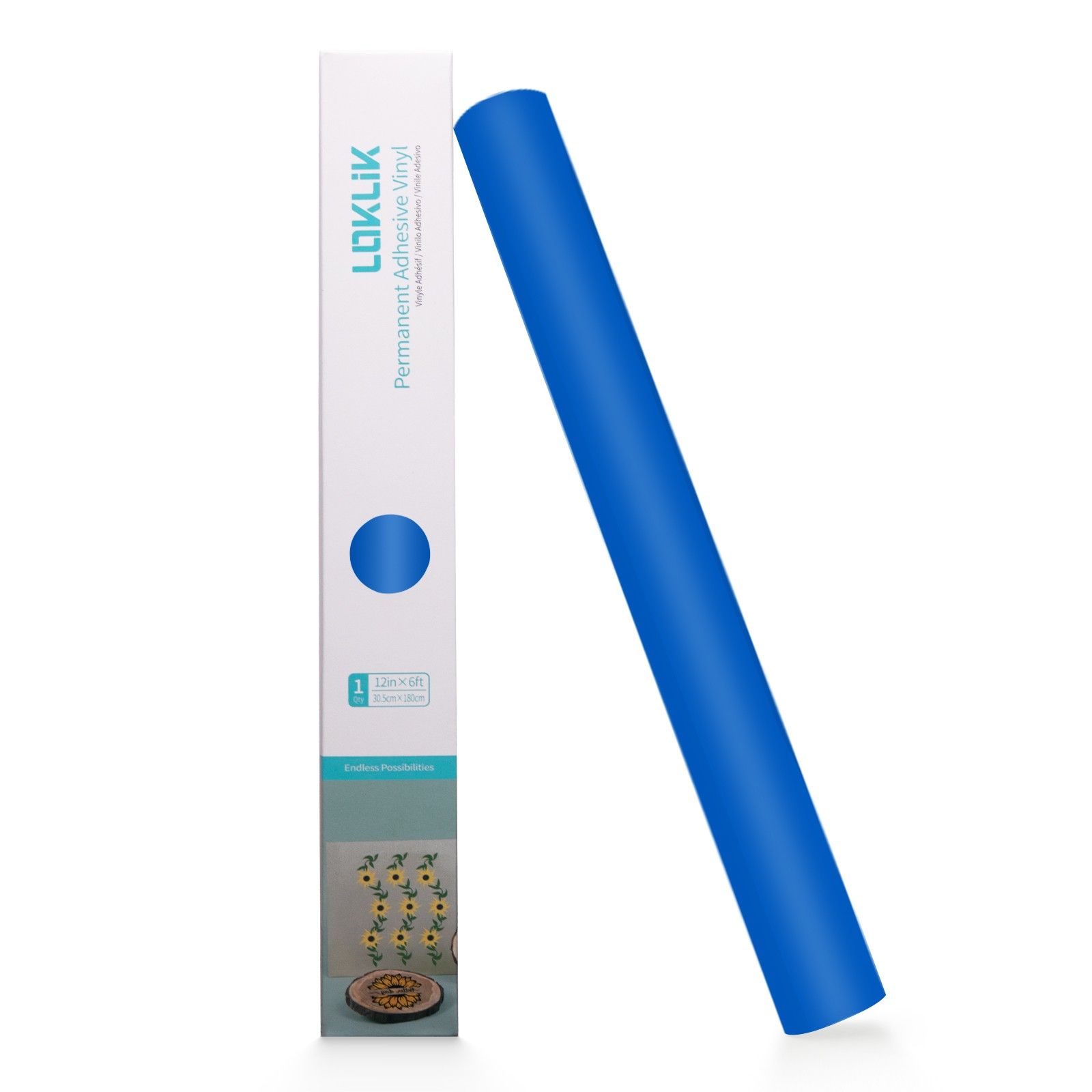 LOKLiK • Permanent Adhesive Vinyl Matte King Blue 30,5x180cm