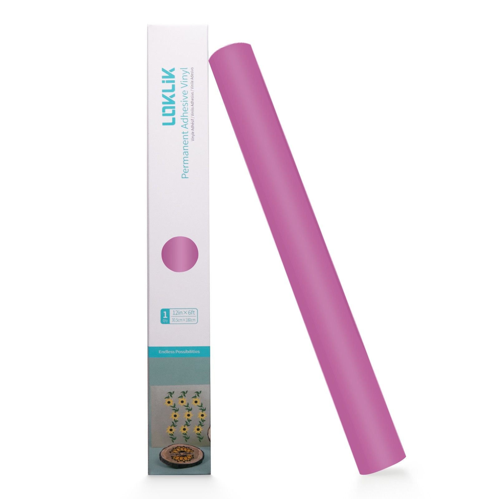 LOKLiK • Permanent Adhesive Vinyl Matte Fuchsia 30,5x180cm