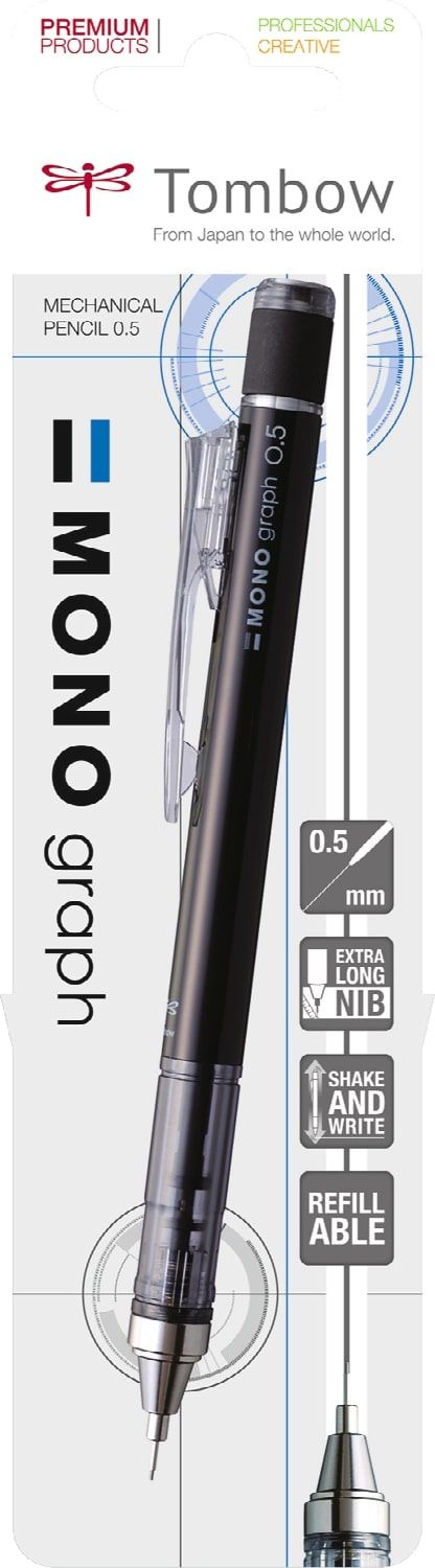 Tombow •  MONO graph mechanical pencil Black