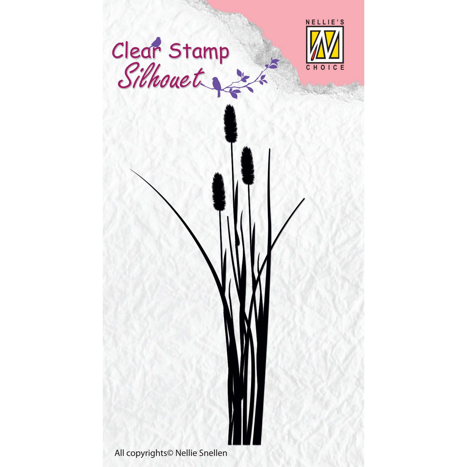 Nellie's Choice • Silhouet Clear Stamps Lisdodde