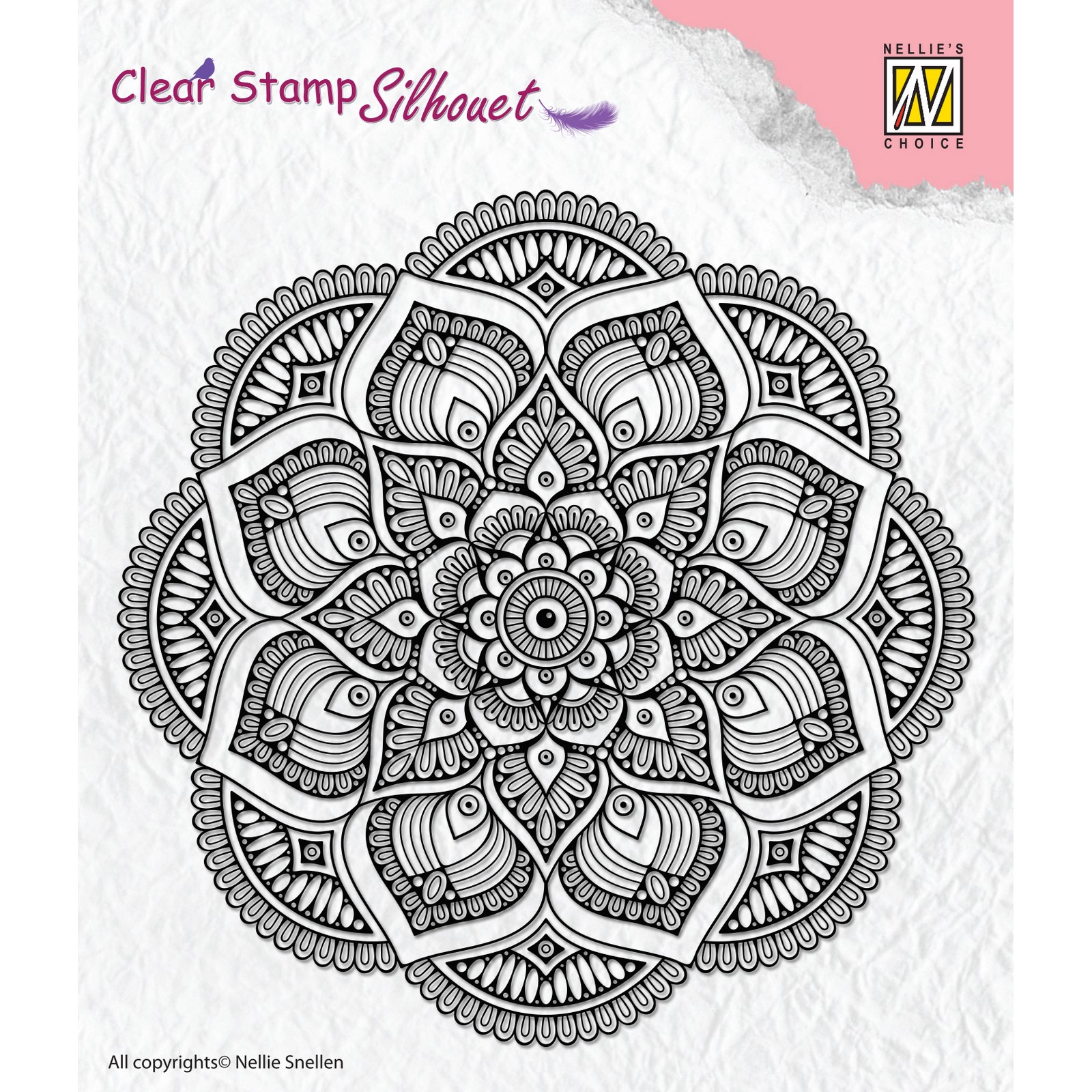Nellie's Choice • Silhouet Clear Stamp Mandala