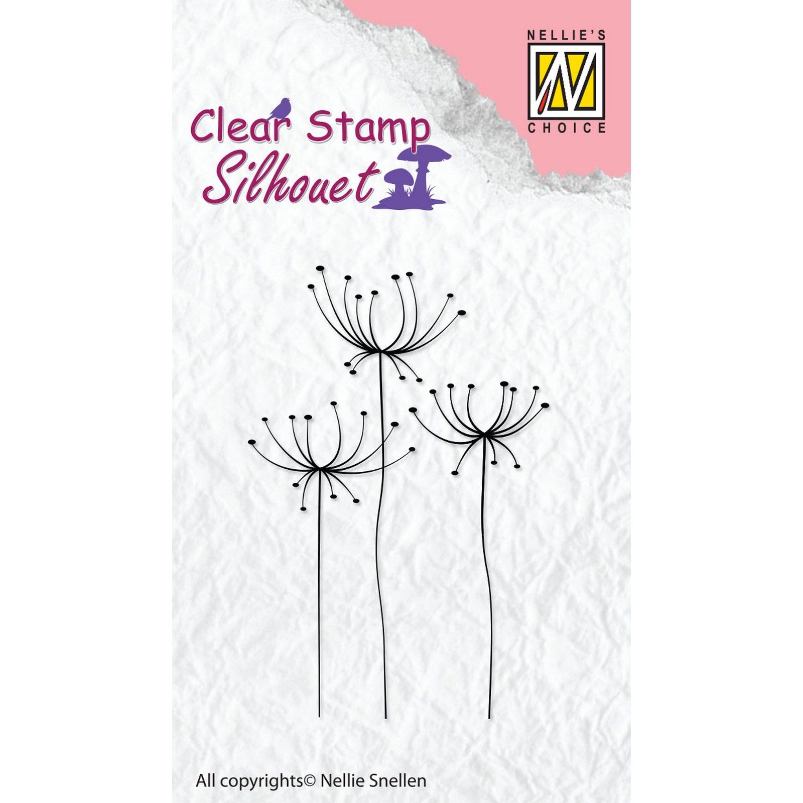 Nellie's Choice • Silhouet Clear Stempels Herbs-1