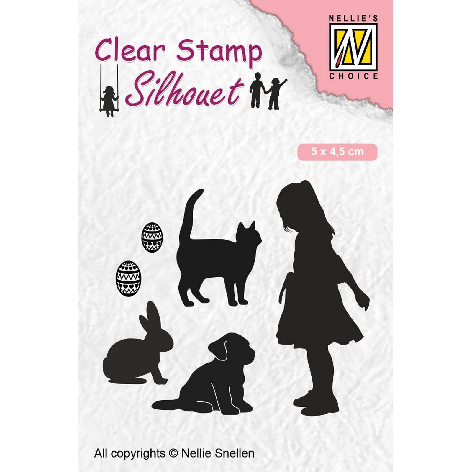 Nellie's Choice • Silhouet Clear Stamps Animal Lover