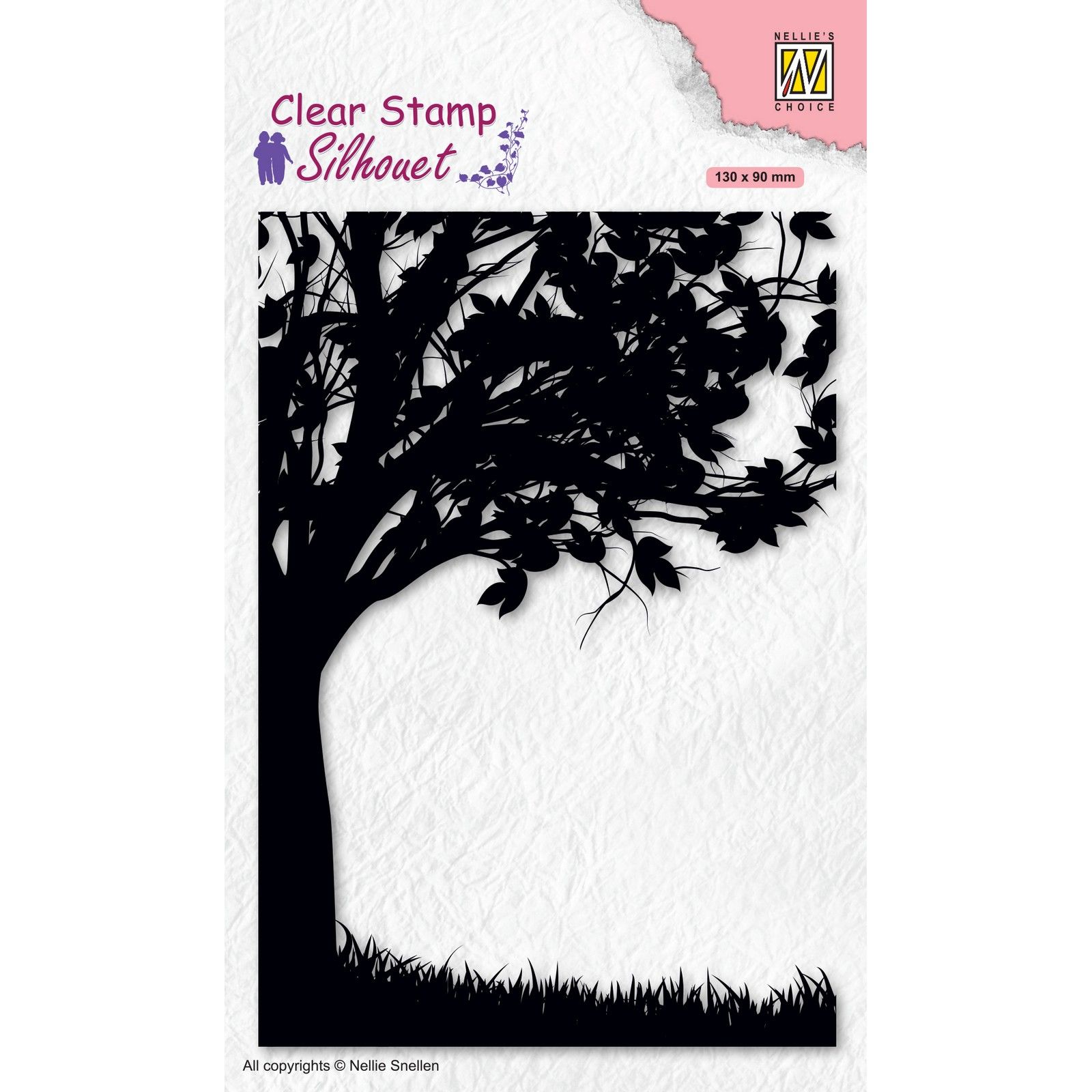 Nellie's Choice • Silhouet Clear Stempels Tree-2