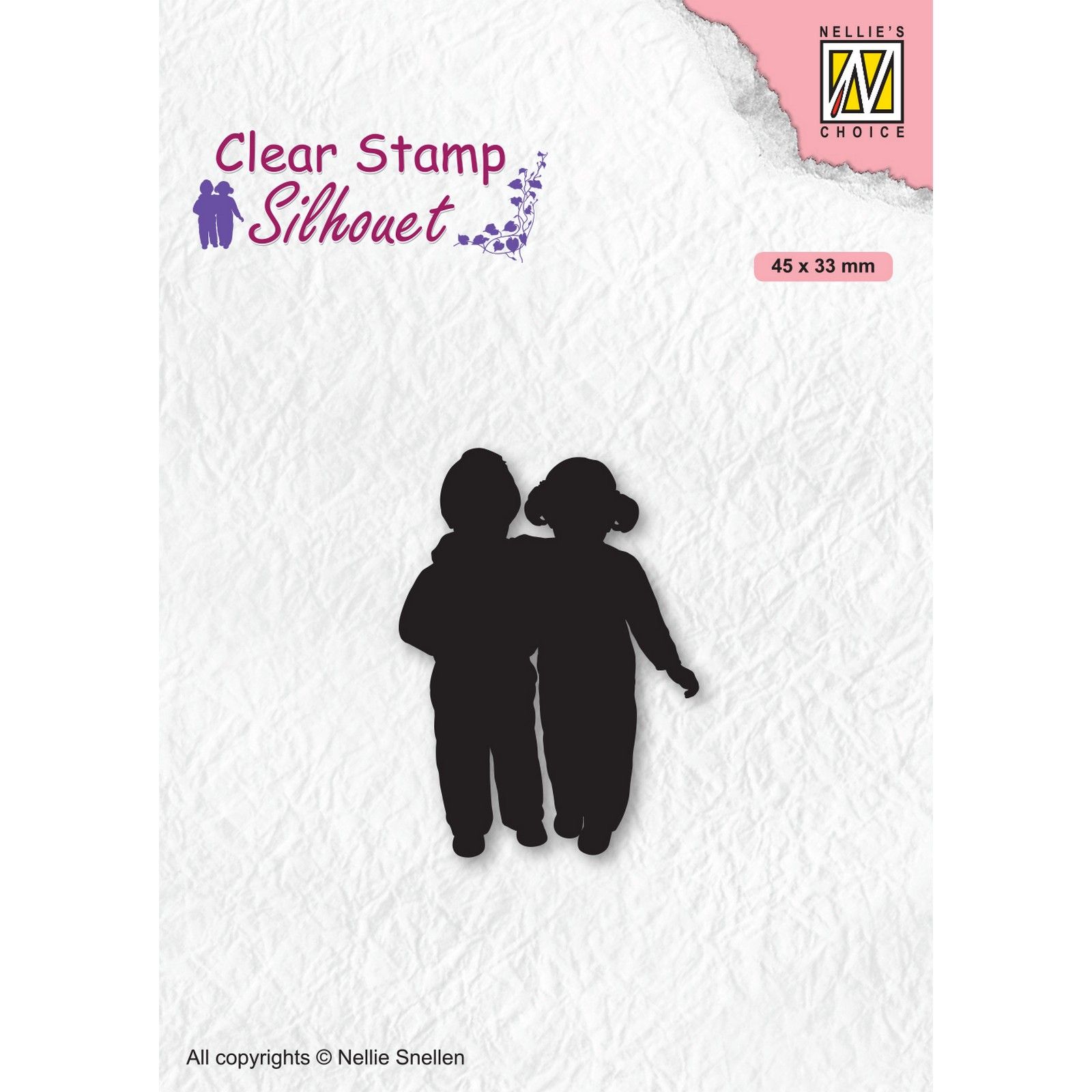 Nellie's Choice • Silhouet Clear Stamps Close Friends-2