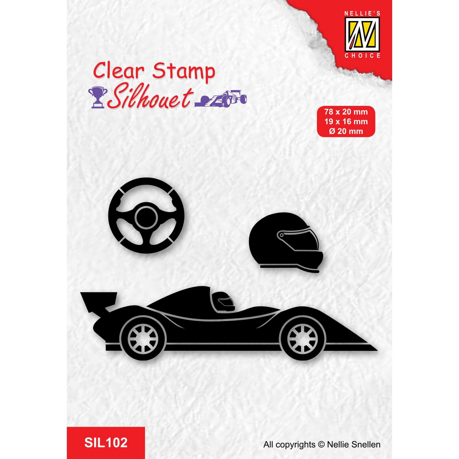 Nellie's Choice • Silhouet Clear Stempels Formula One Serie-1