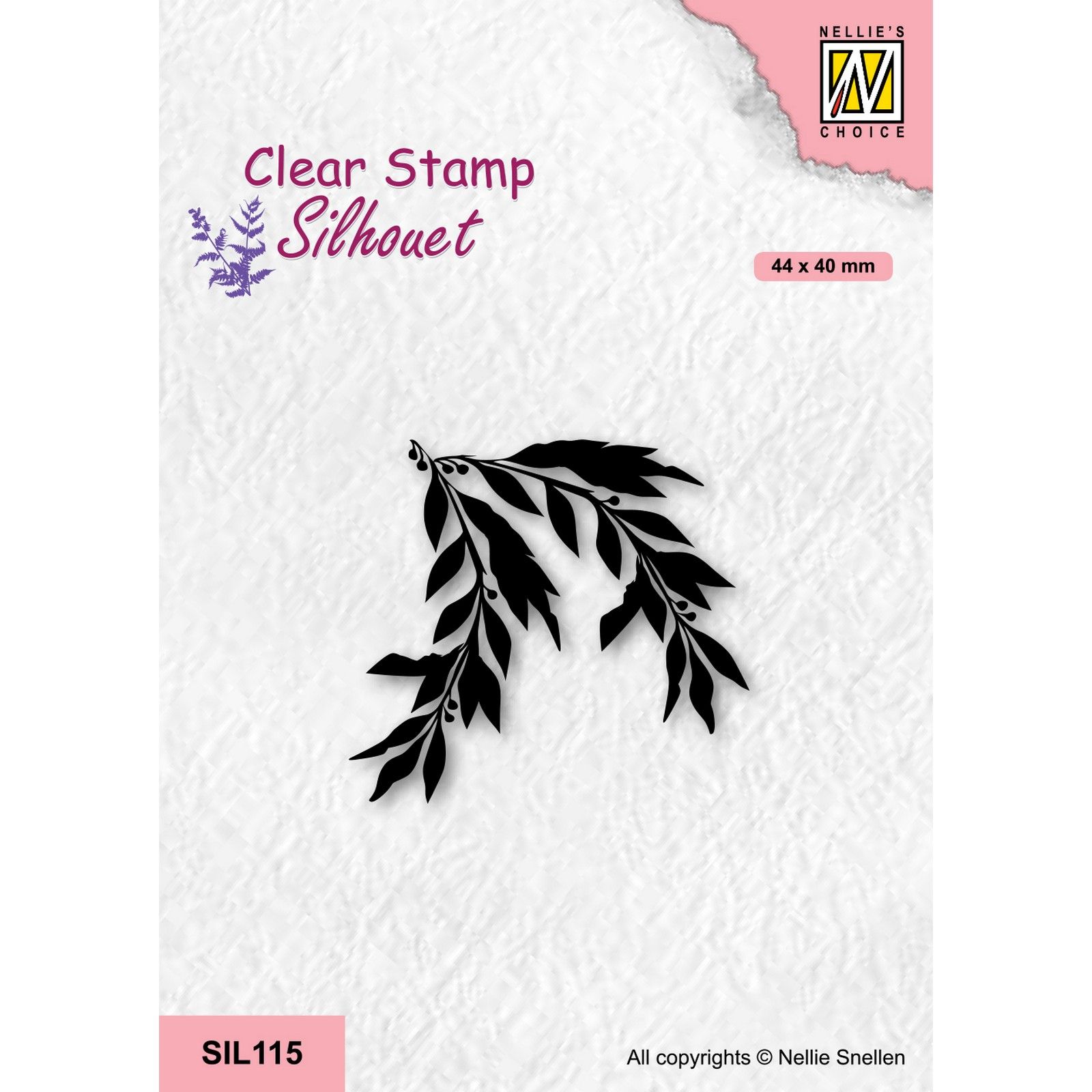 Nellie's Choice • Silhouet Silikonenstempeln Willow Branch